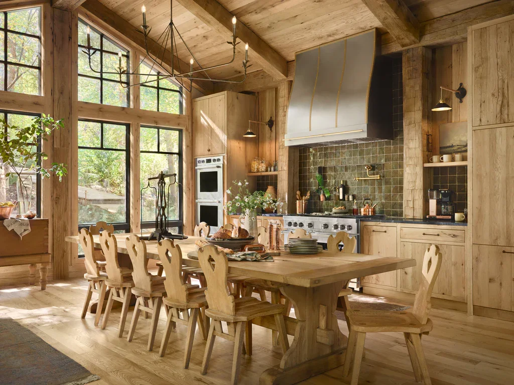 Rustic Mountain Or Lodge Style Kitchen Remodel by Three Creeks Custom Cabinets project photo 4