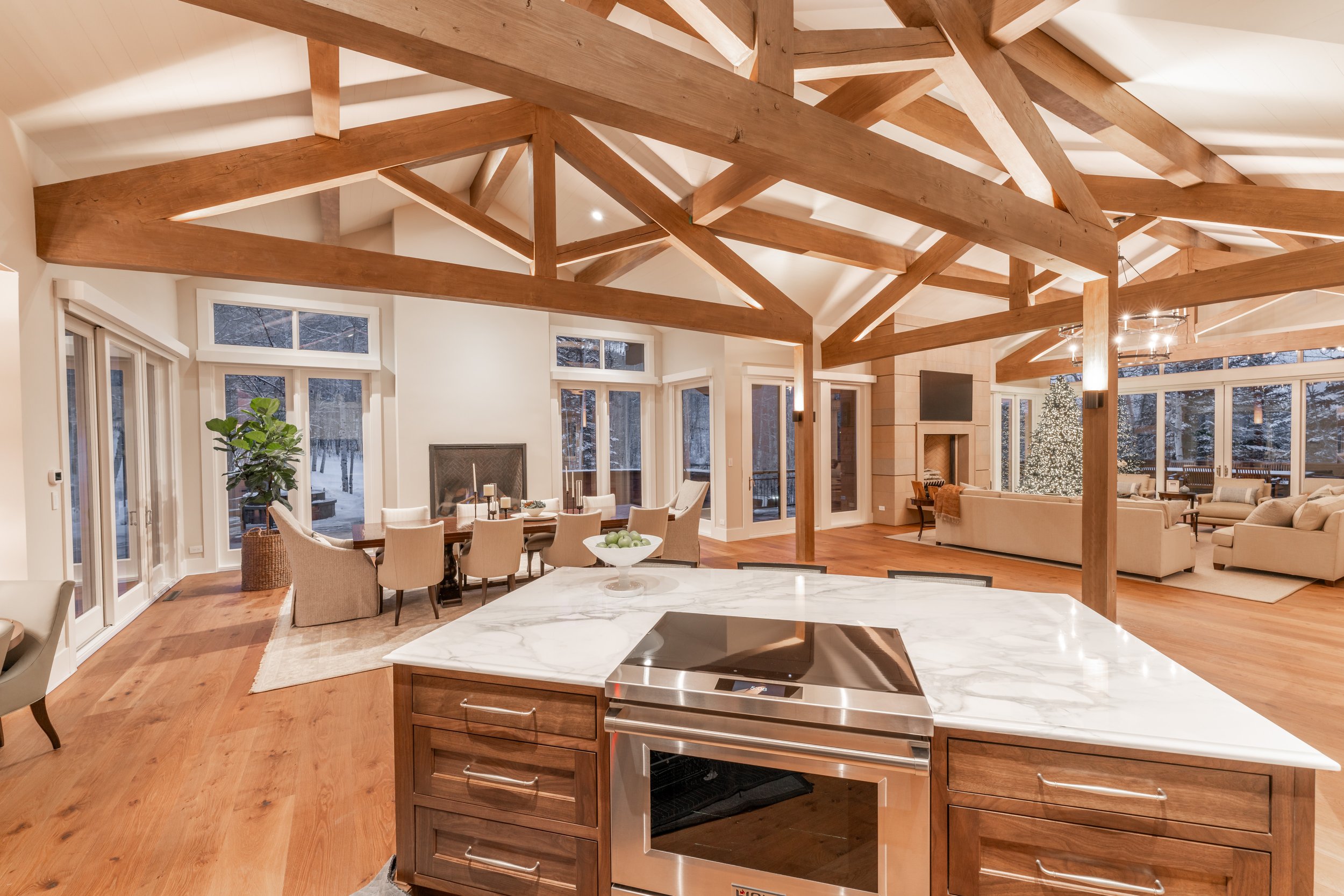 Rustic Or Mountain Contemporary Kitchen Remodel by Three Creeks Custom Cabinets project photo