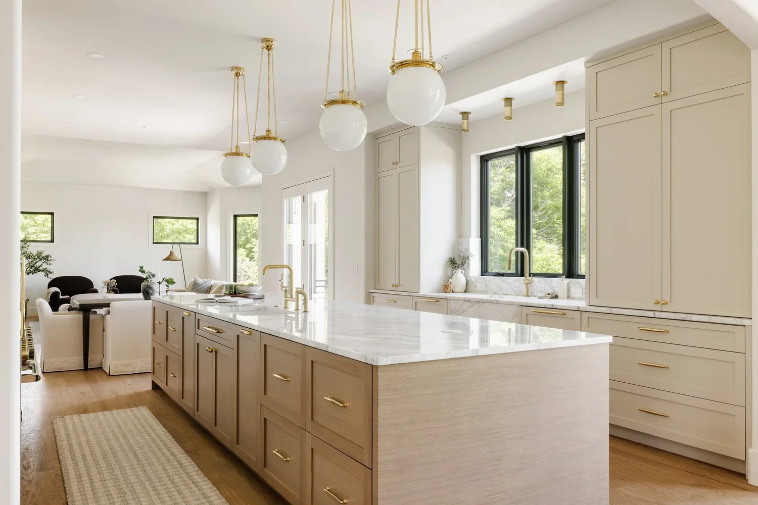 Contemporary Transitional Kitchen Remodel by Three Creeks Custom Cabinets project photo
