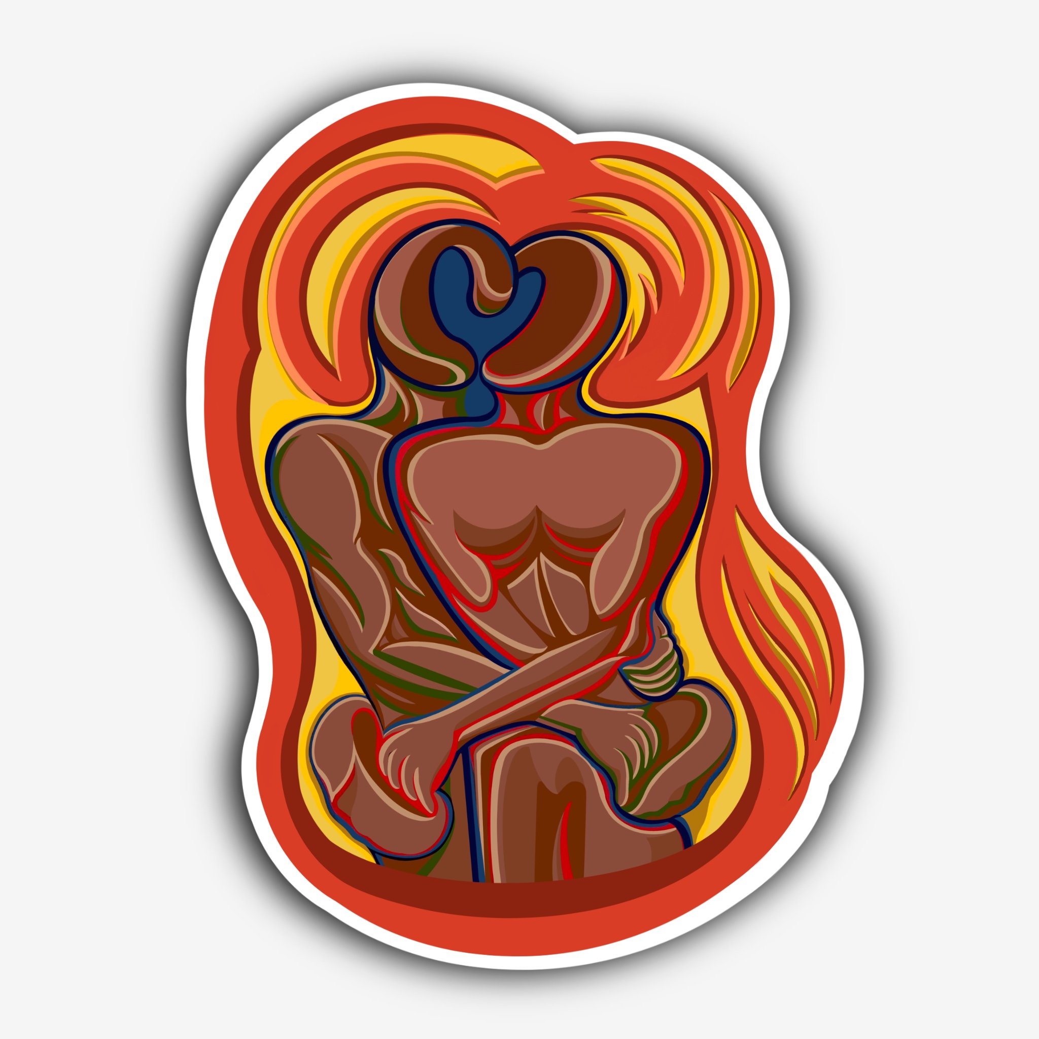 Unmasked Sticker