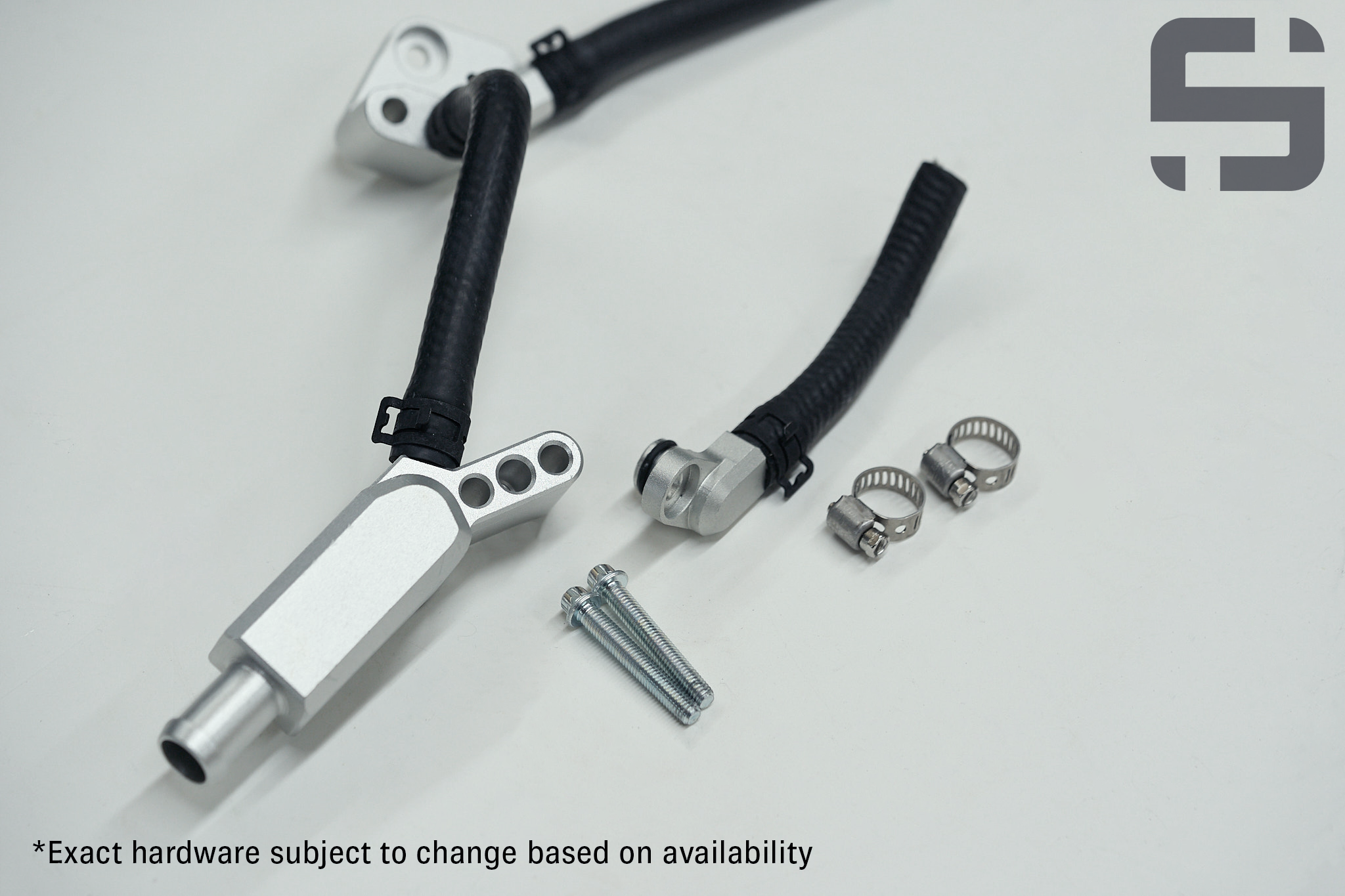 Billet Aluminum Turbocharger Coolant Line Fittings for Mercedes M278 and M157 Engines