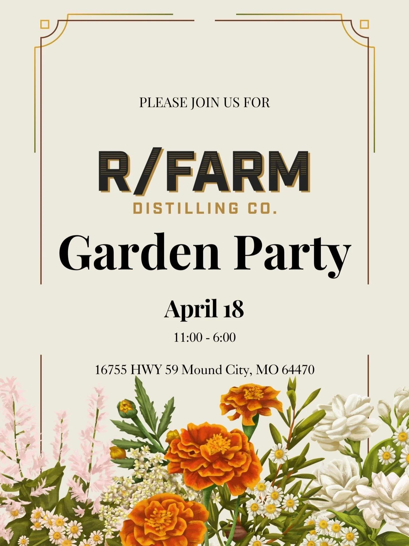 Prepare your green thumb and sip delightful spring cocktails as you learn about all things spring planting from experts various fields in flowers, herbs, and more to help prepare you for spring time! Join us for our Garden Party at R/Farm! 

Check ou