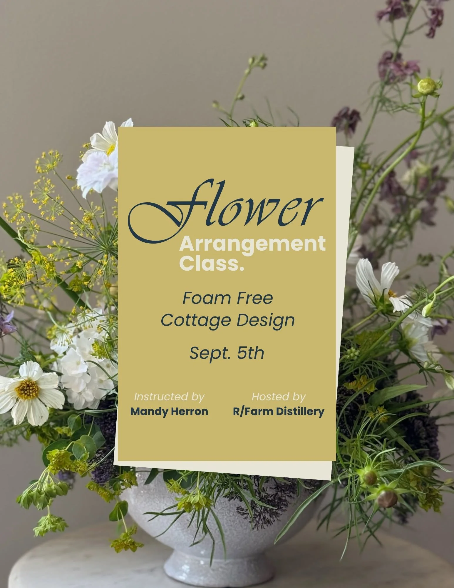 Flower Arrangment Class