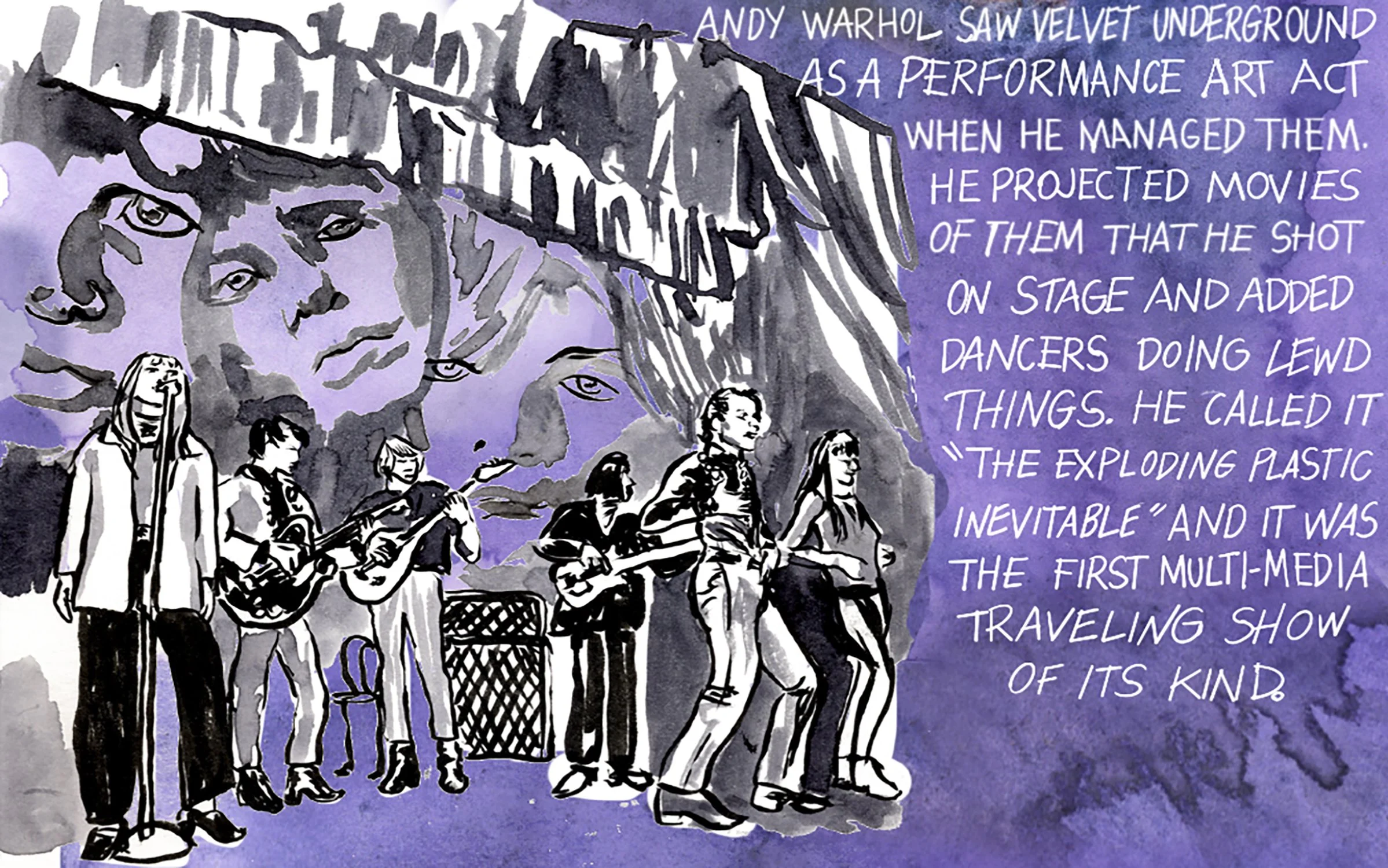 Velvet Underground zine - page 1