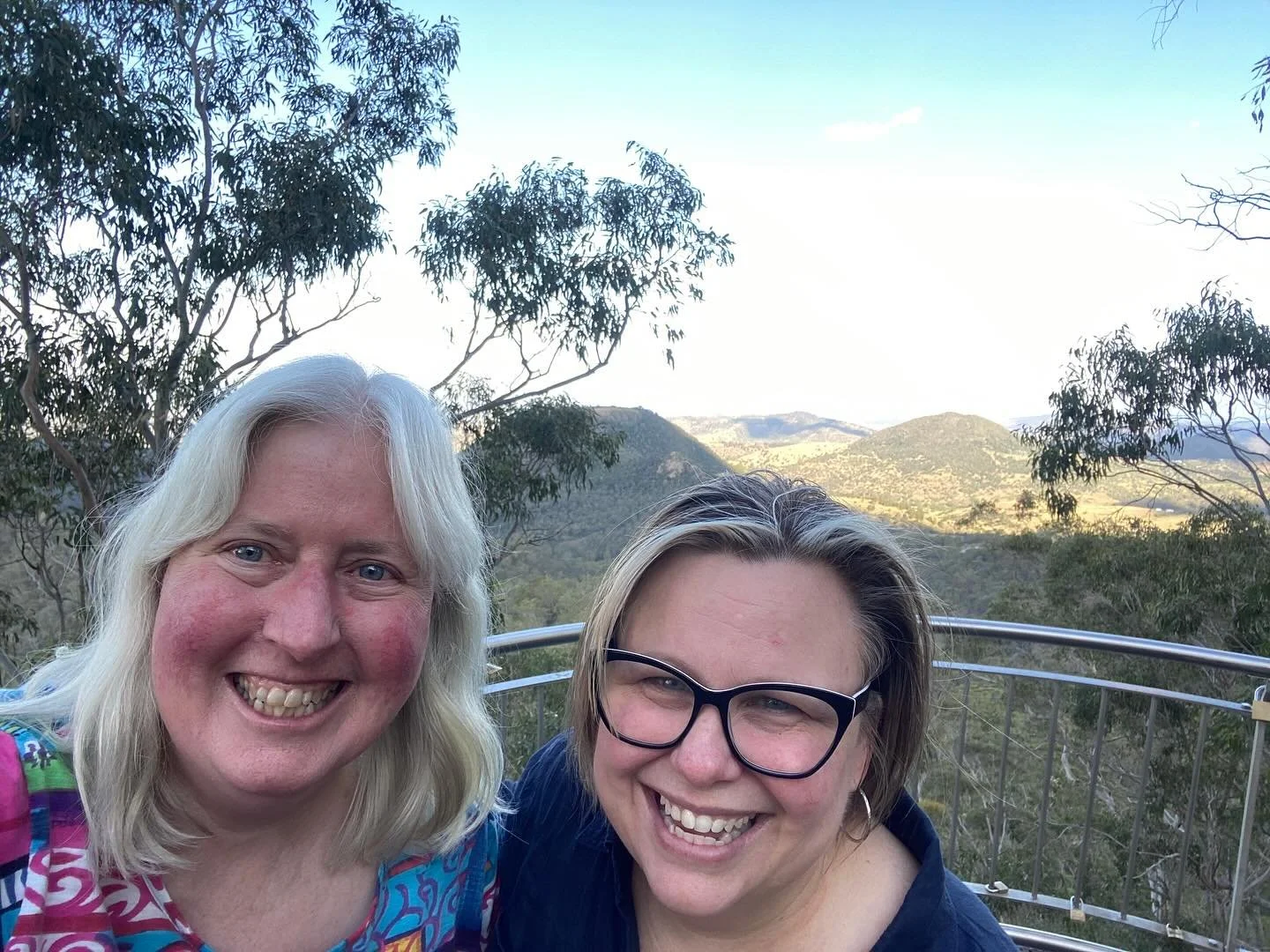 What a joy writing friends are! I’ve had so much fun getting to know @nolalorraineauthor this weekend. Taking her whistle-stop tour of Toowoomba, benefitting from her kind hospitality, hanging at the Meet the Author day and having our face on a