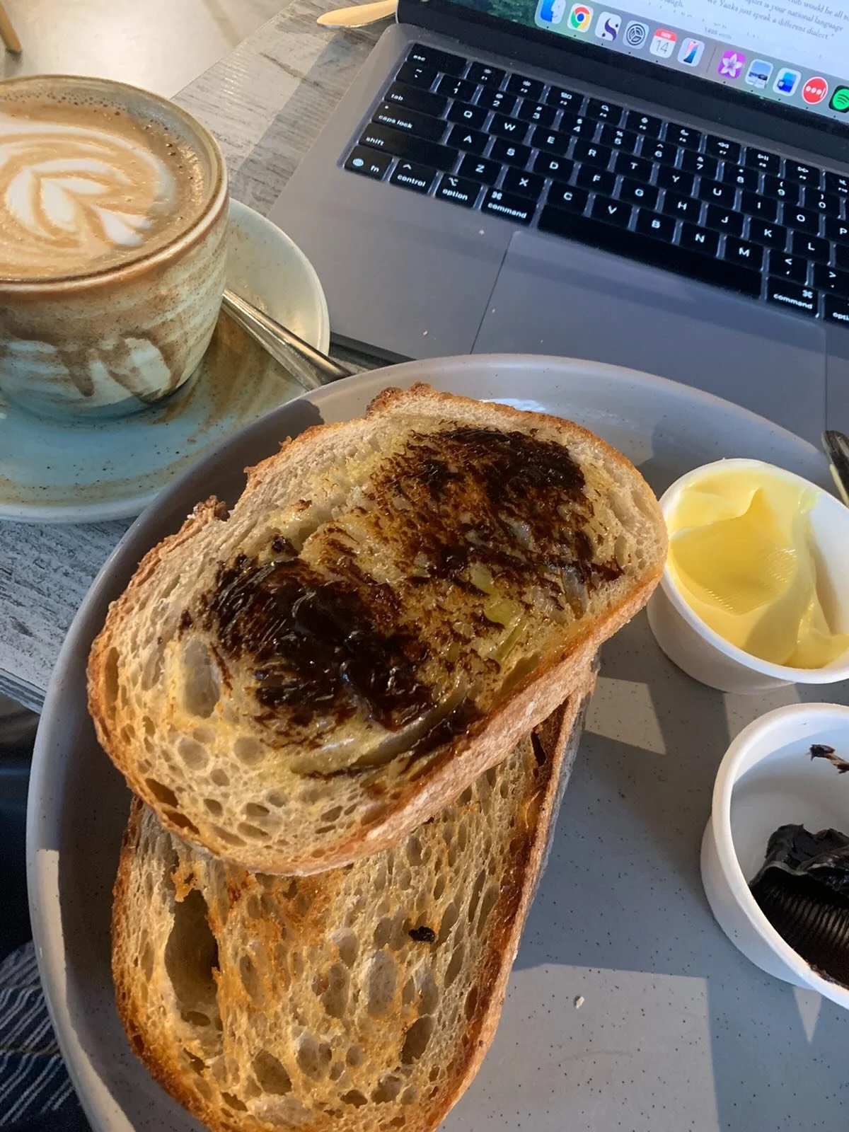 Traveling for the day job this week meant squeezing in early morning edits.  Thank you @kuhlcher_coffeeroasters for opening at 6am and caffeinating me while I worked!

#amwriting #amediting #wwiifiction #brisbanecoffee #vegemite