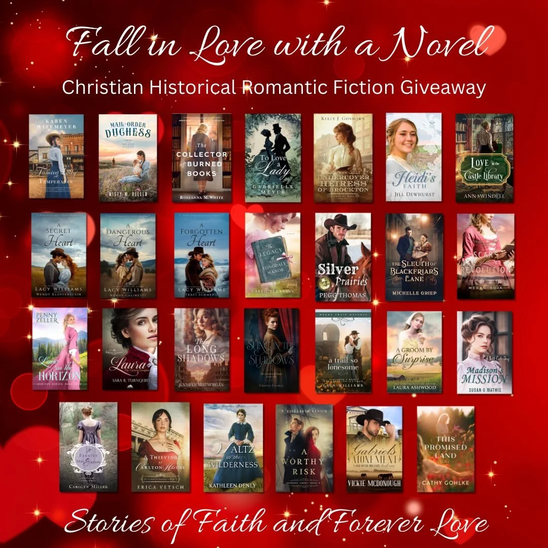 ❤️ Fall in love with a book this Valentine&rsquo;s Day, and win this library of love stories from some of your favourite Christian historical romance authors. 

❤️ Enter here: https://www.jilldewhurst.com/promo

(Note: US mailing address required.) 
