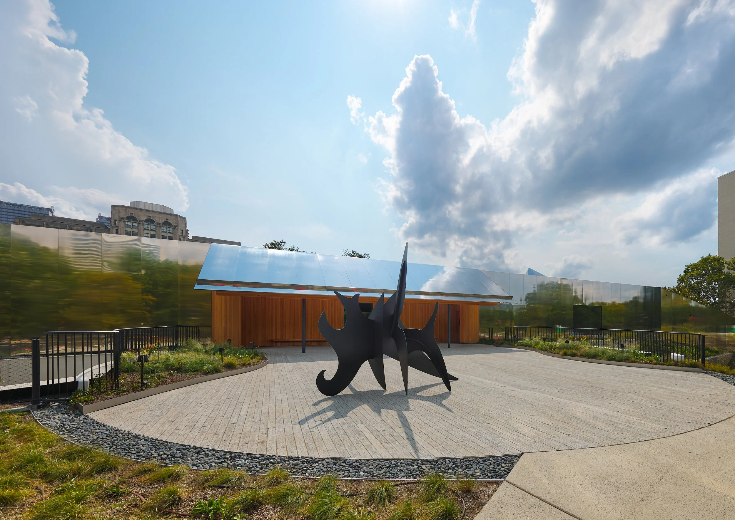 CALDER GARDENS MUSEUM. Herzog & de Meuron architect. Piet Oudolf gardens