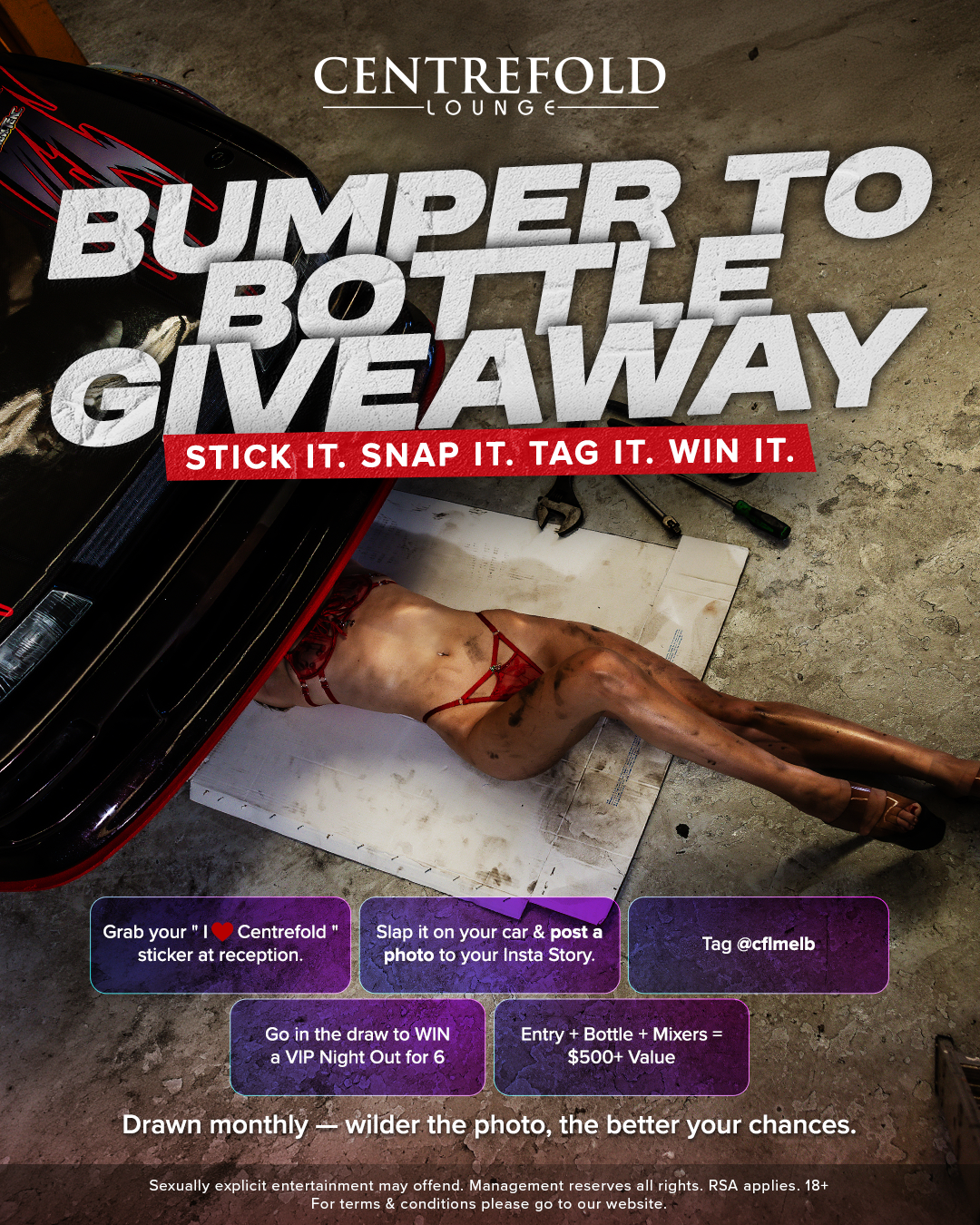 Centrefold Lounge “I ❤️ Centrefold” Sticker Giveaway – Terms &amp; Conditions