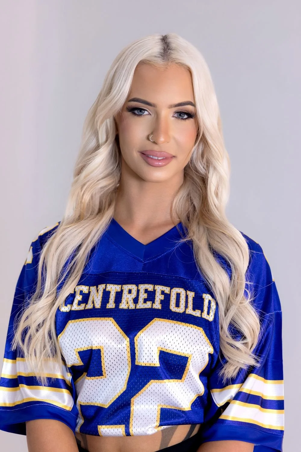 Lacey, Centrefold Lounge showgirl, CFU Yearbook portrait, Melbourne CBD