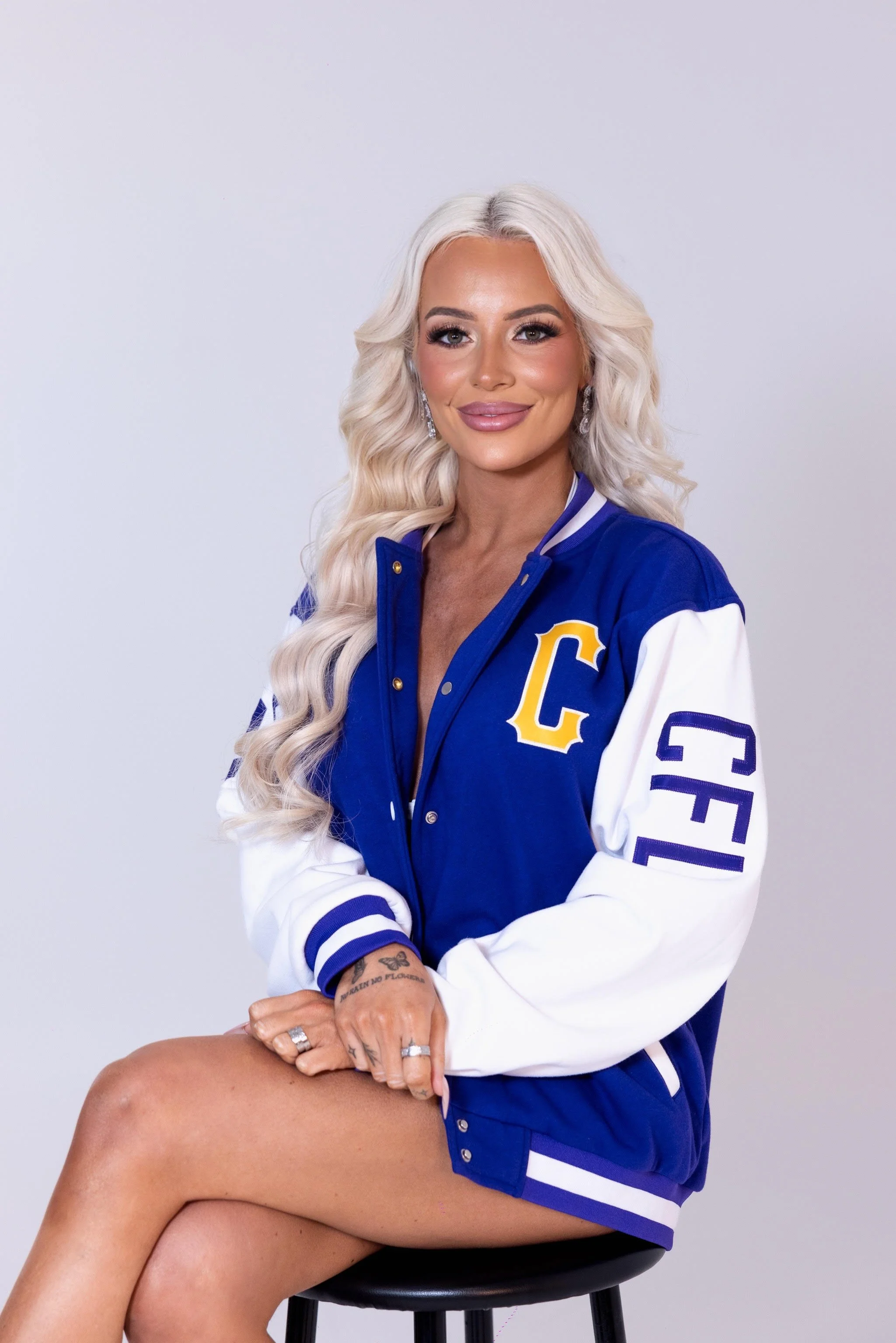 Porscha, Centrefold Lounge showgirl, CFU Yearbook portrait, Melbourne CBD
