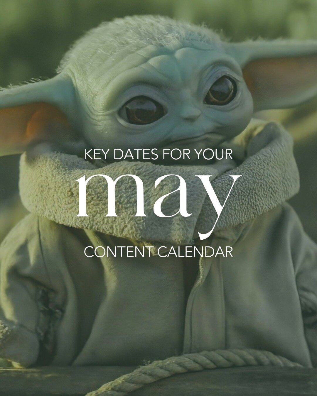 It's time to mark your calendar! 📆⁠
⁠
If you're a little behind on planning your social content for May, we're here to help! ⁠
⁠
Here are some key dates for your content calendar. Do any of them relate to your business?⁠
⁠
Creating content around ke