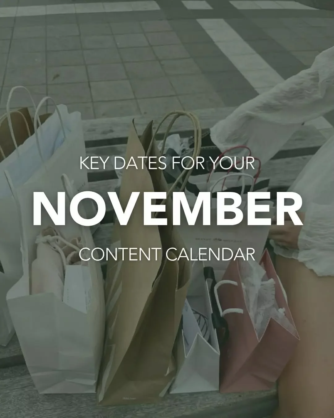 Better late than never, set yourself up this November by getting ahead with your socials.

Contact us to start kicking your marketing goals today - hayley@gambitcollective.com.au

#gambitcollective #socialmedia #marketing