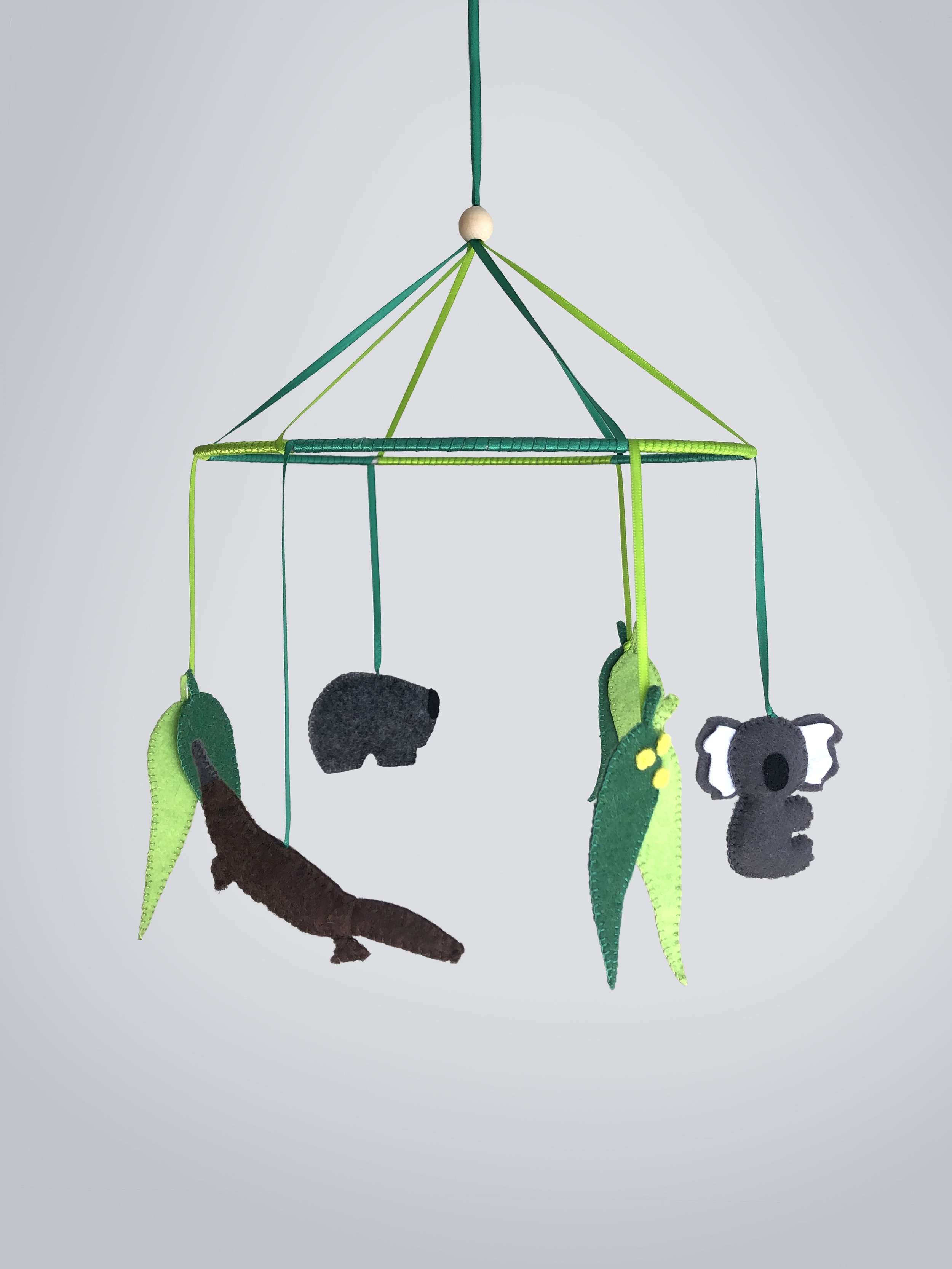 Felt Animal Baby Mobile