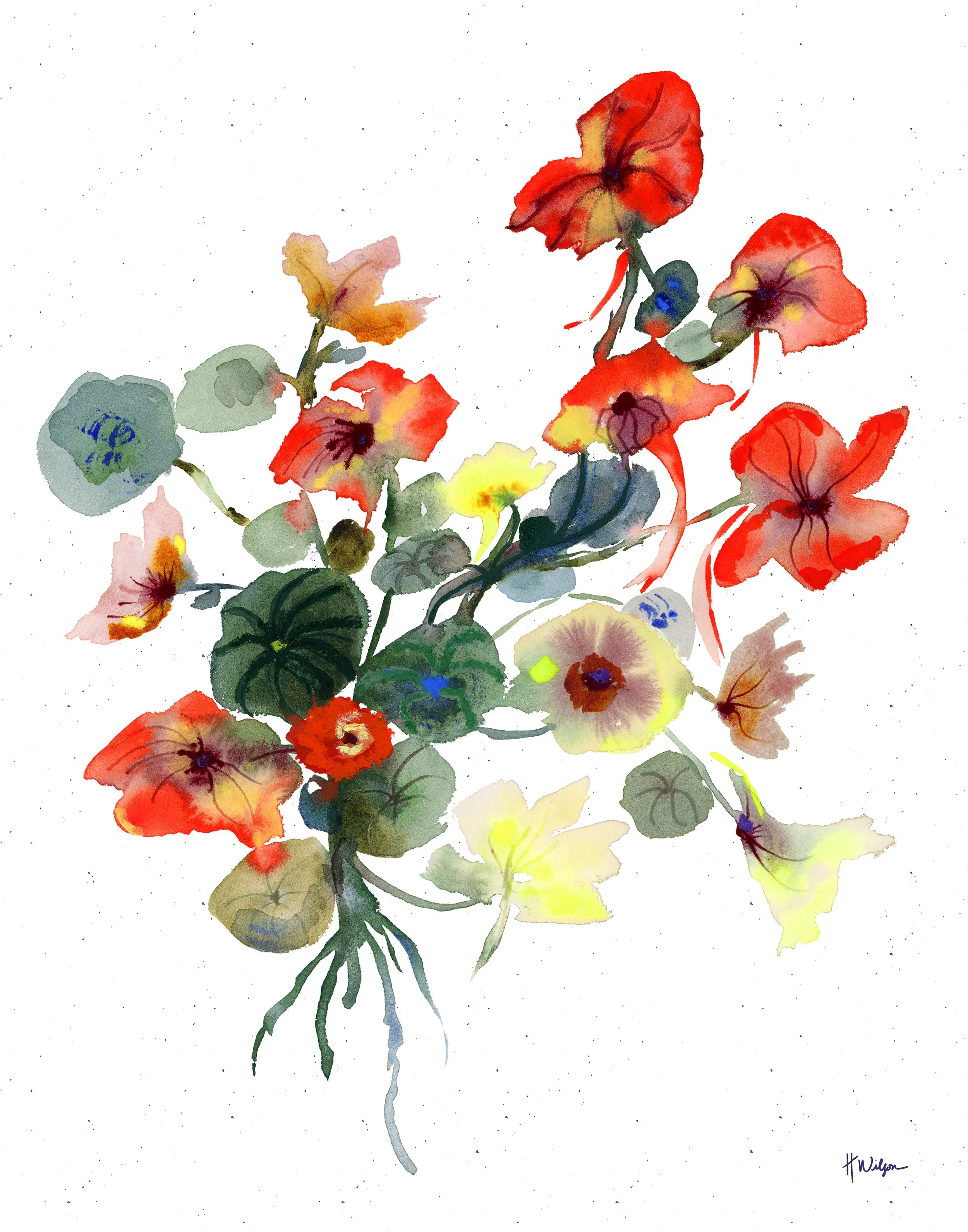 Abstract Nasturium 11x14.jpg