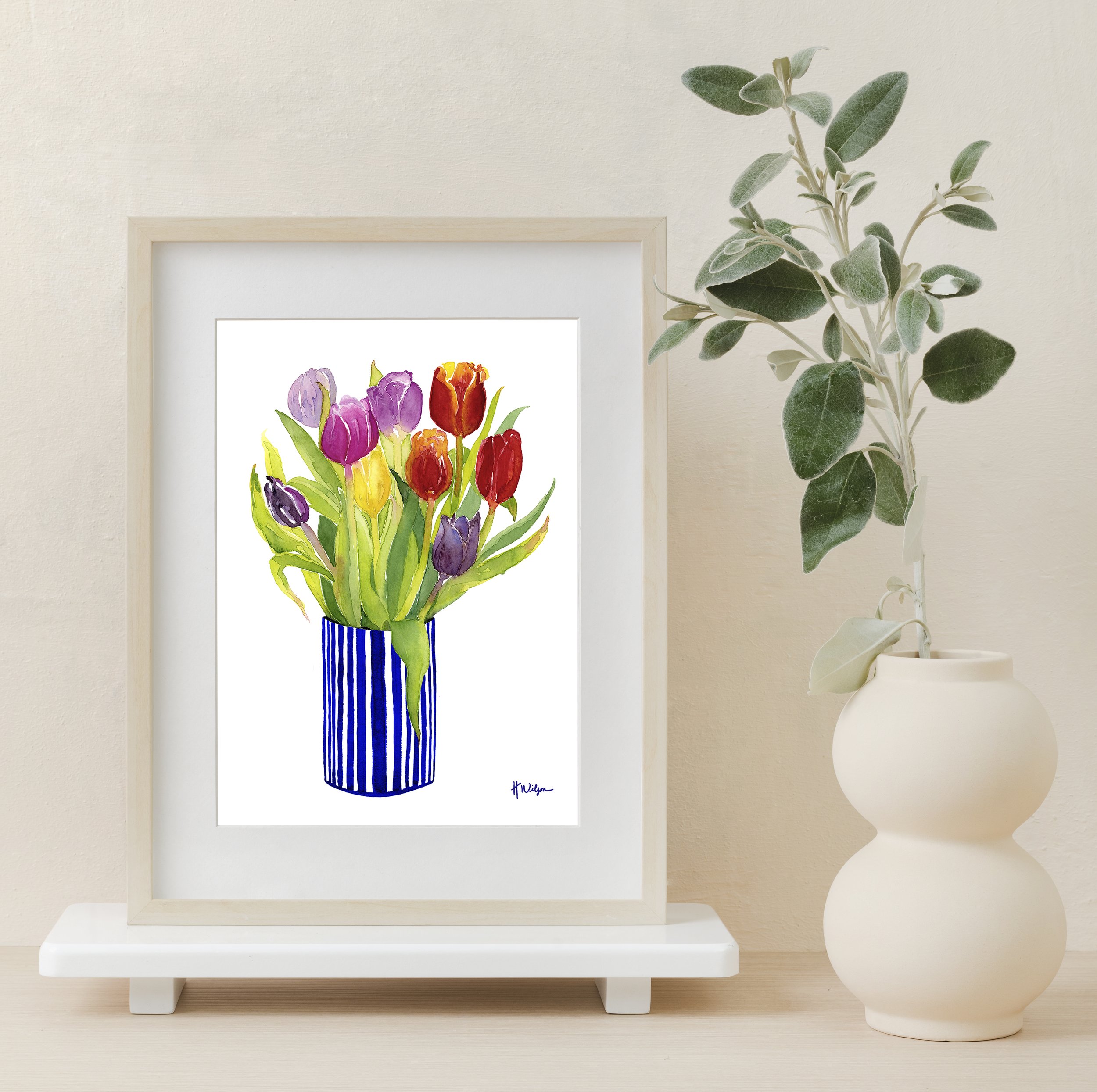 Tulips in Blue 5x7 Mockup.jpg