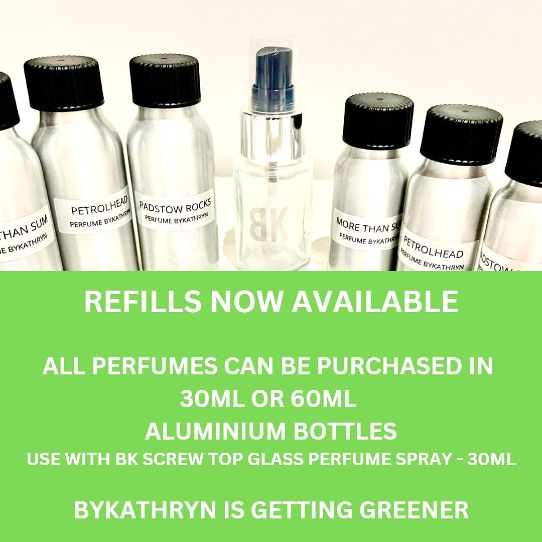 NEW YEAR! NEW REFILLS! NEW SIZES!

New Year resolution: Get greener ✅

You can now buy all of our perfumes as a refill. 
Initial purchase in a refillable glass bottle (30ml) then buy our aluminium bottle refills (30ml or 60ml). Minimal packaging.

PA