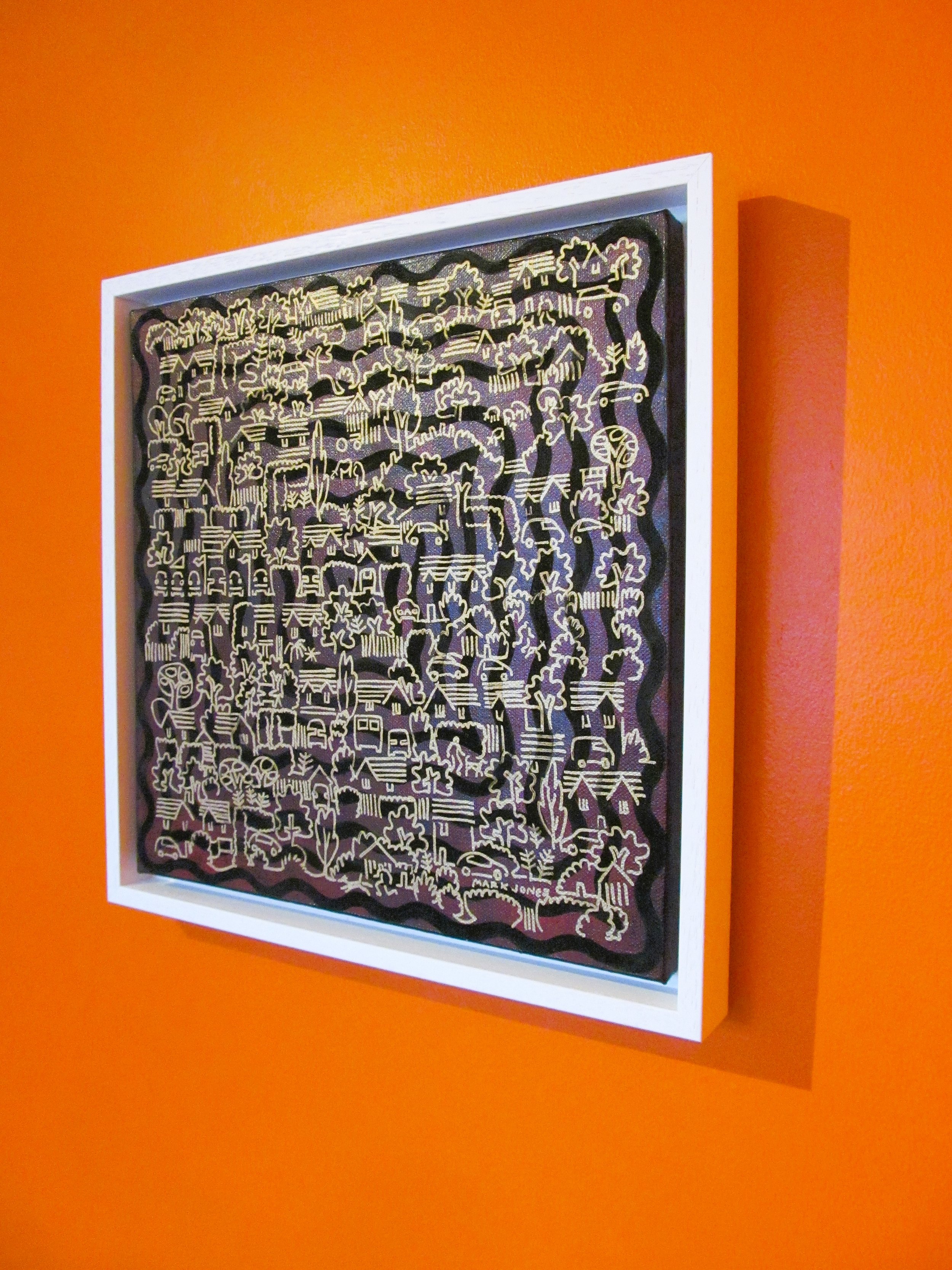 Acrylic Painting Copper Sunset Walk interior Mark Howard Jones Art