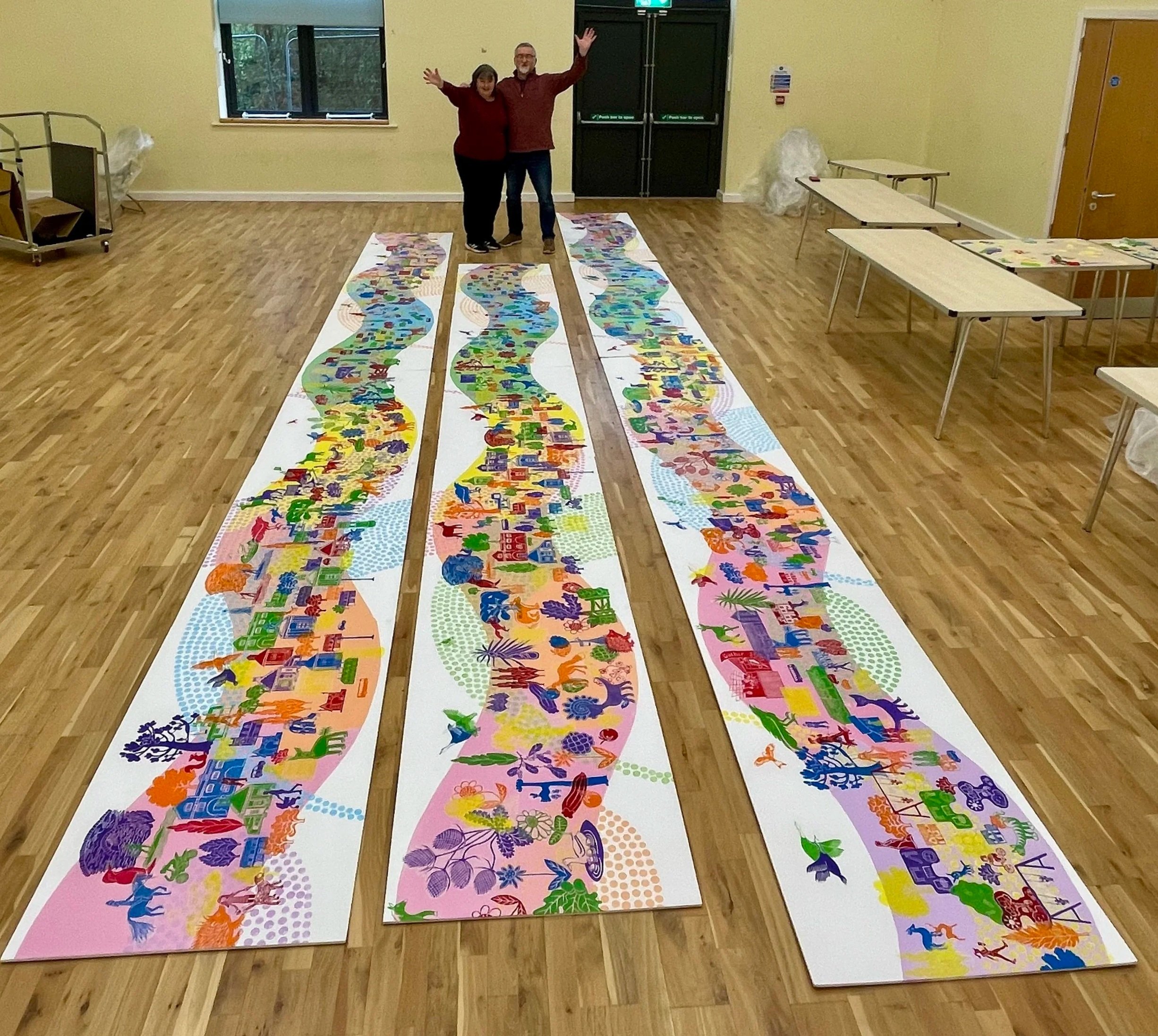 Boorley Green Community Centre public art frieze 2026