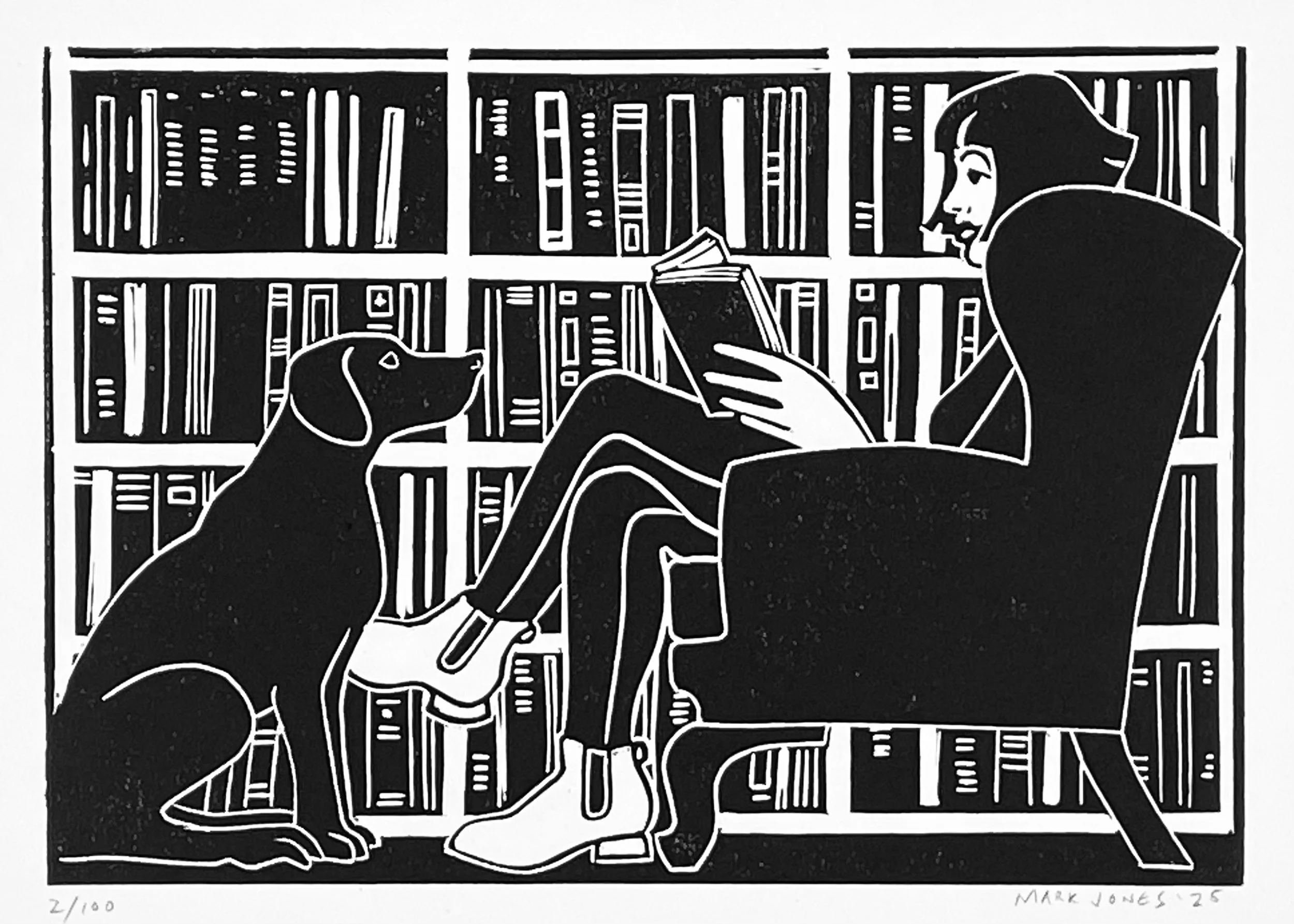 Open Book Linocut print 21 x 15 cm MHJ 2025.jpeg