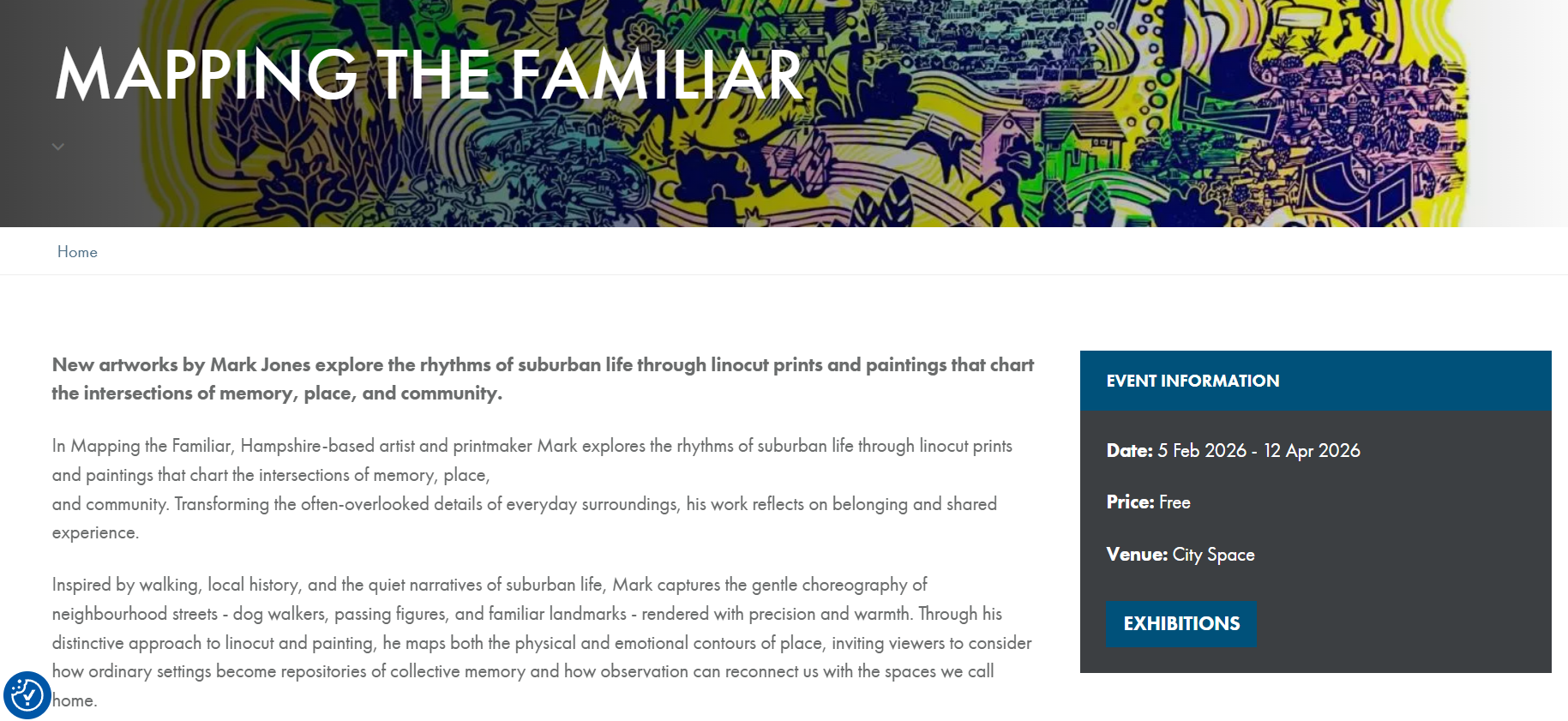 Mapping the Familiar The Arc events information