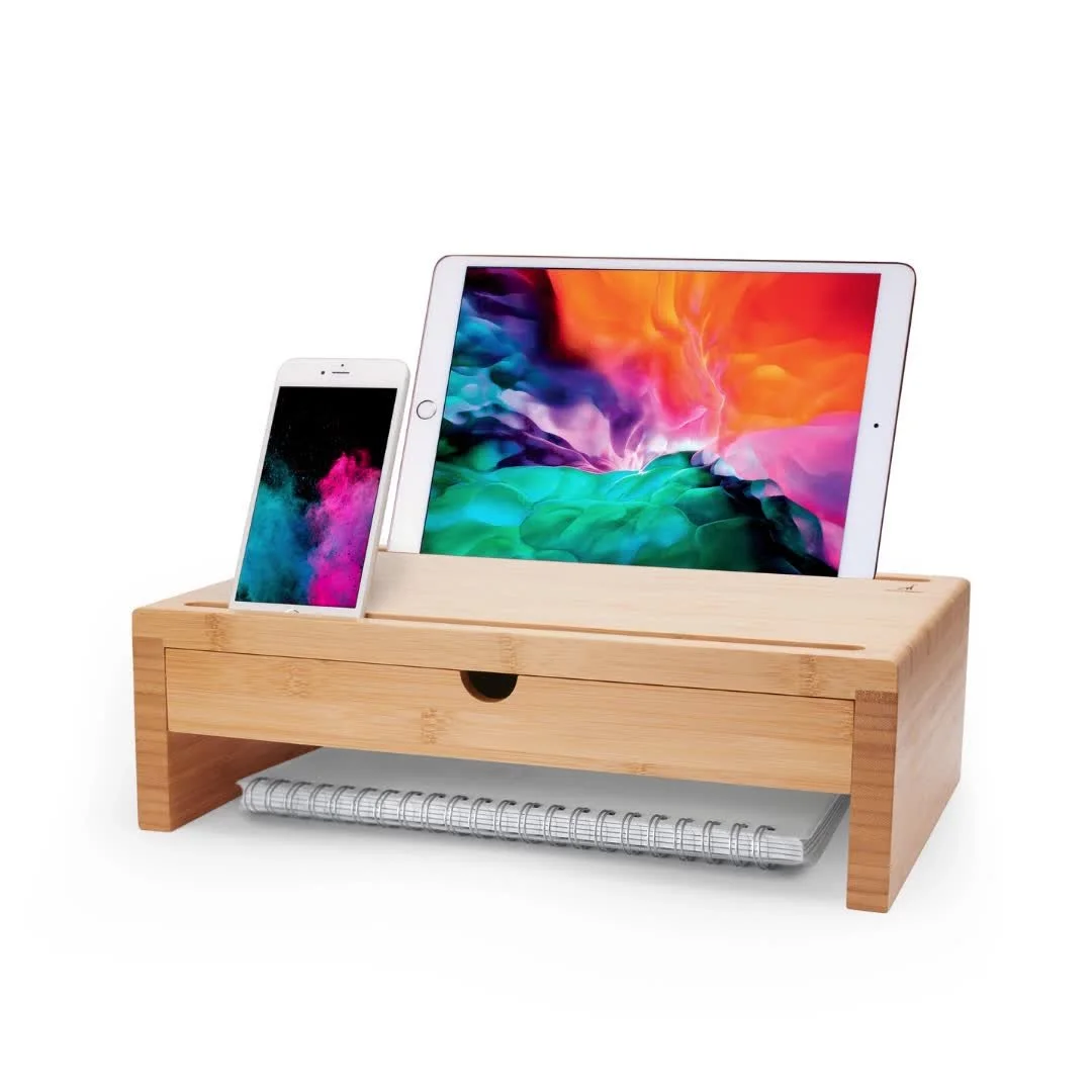 TickleBrick Bamboo Mini Tablet Stand