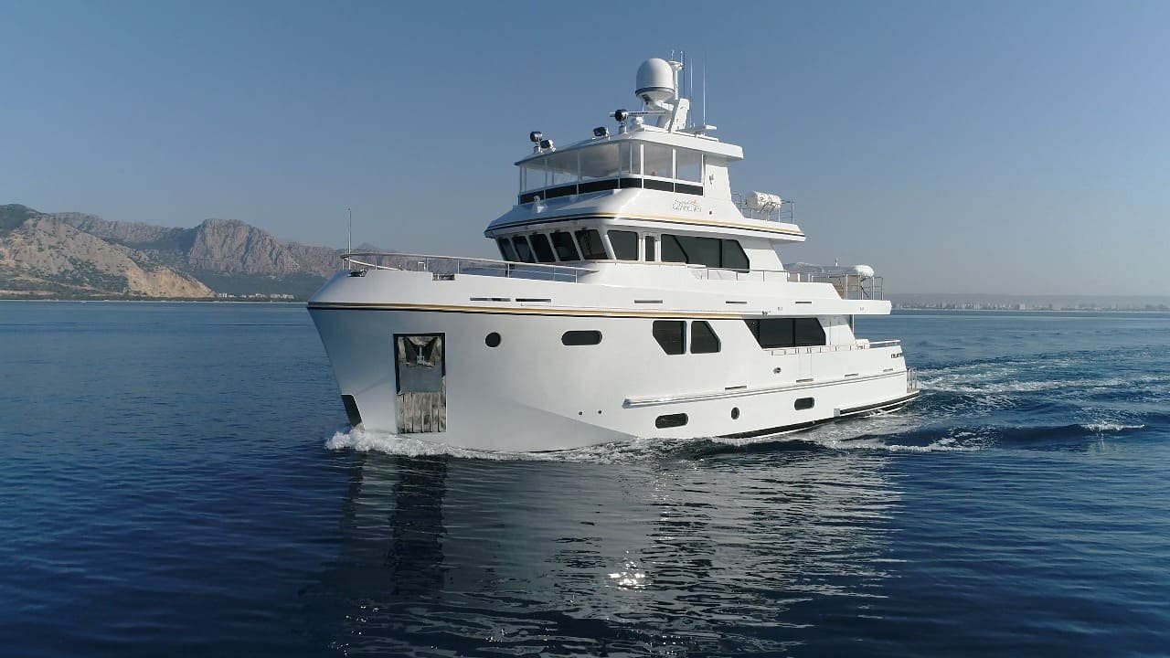 Bering B80 Beyond Capricorn explorer yacht