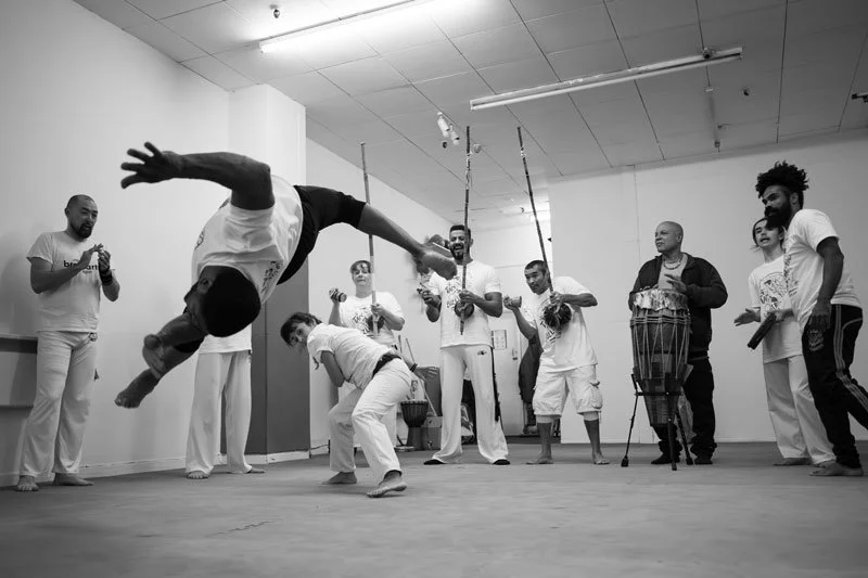people playing Capoeira at Brazilarte Academy Southend on Sea Essex