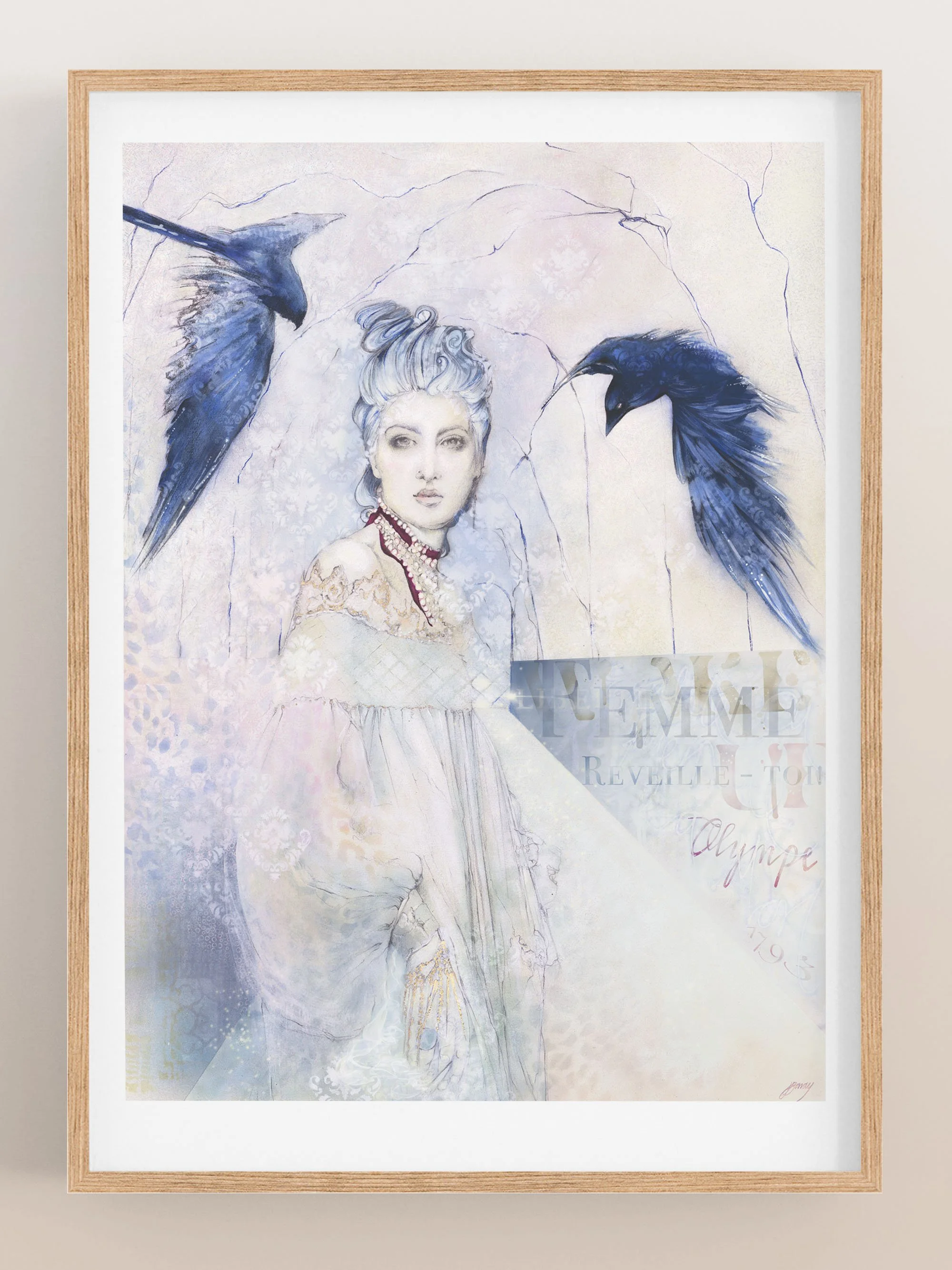 L'ascension de la femme⏐Framed Limited Edition Giclée Print