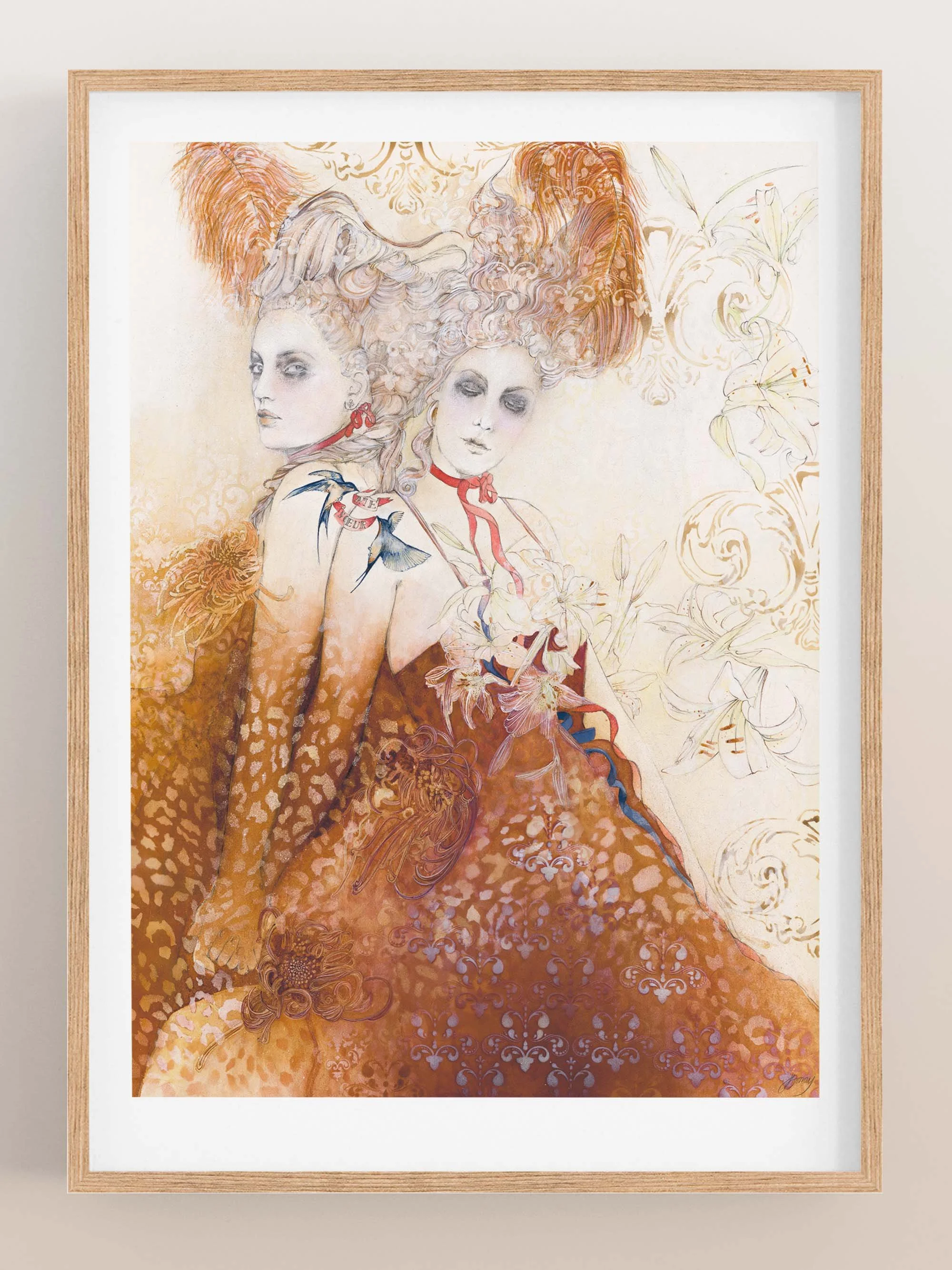 Ame Soeur⏐Framed Limited Edition Giclée Print