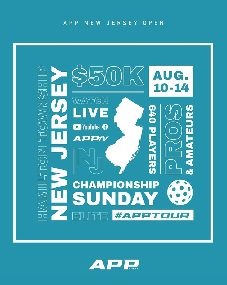 Pickleball Travels to New Jersey APP New Jersey Open — Pickleball