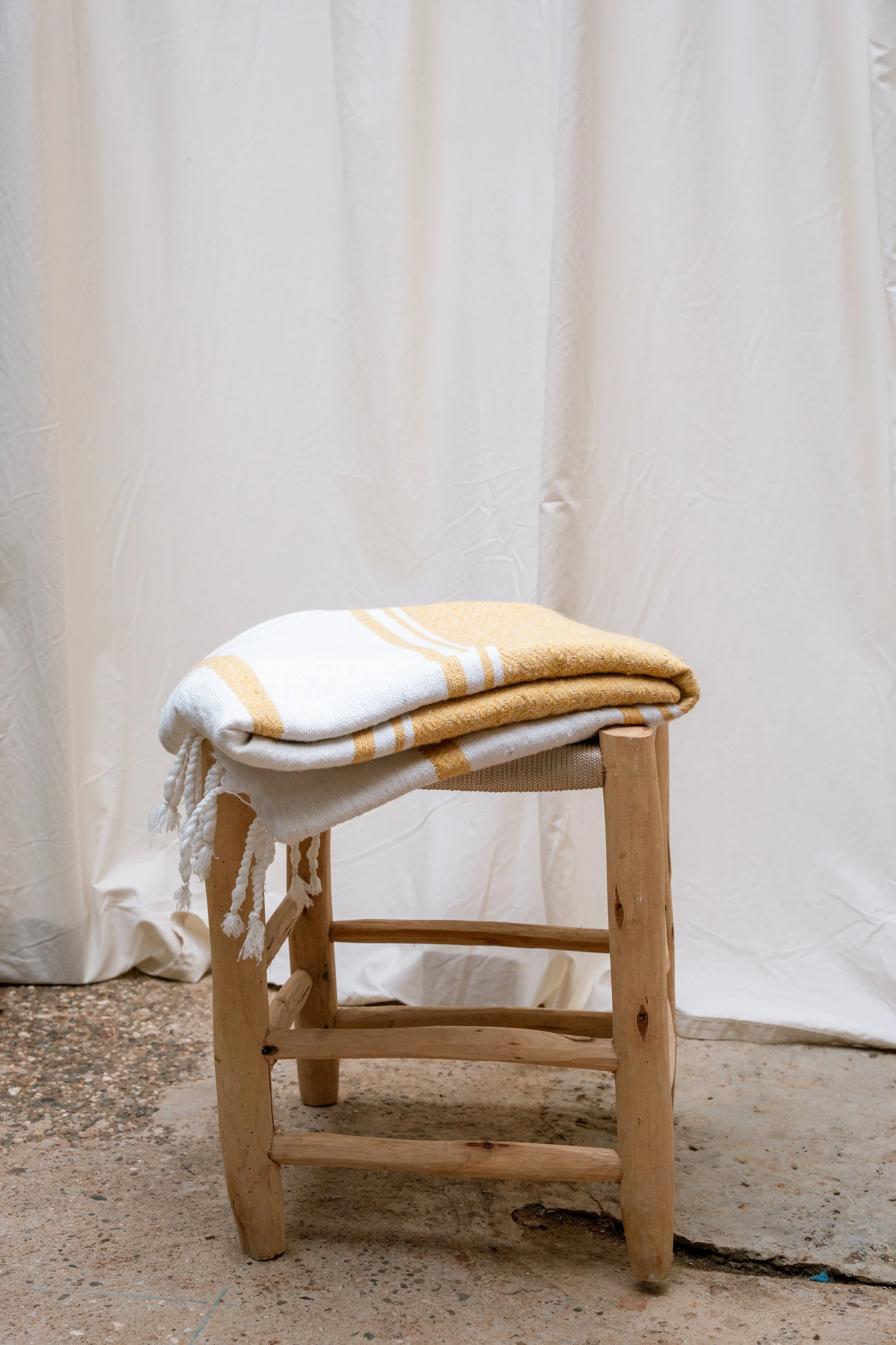 mustard blanket