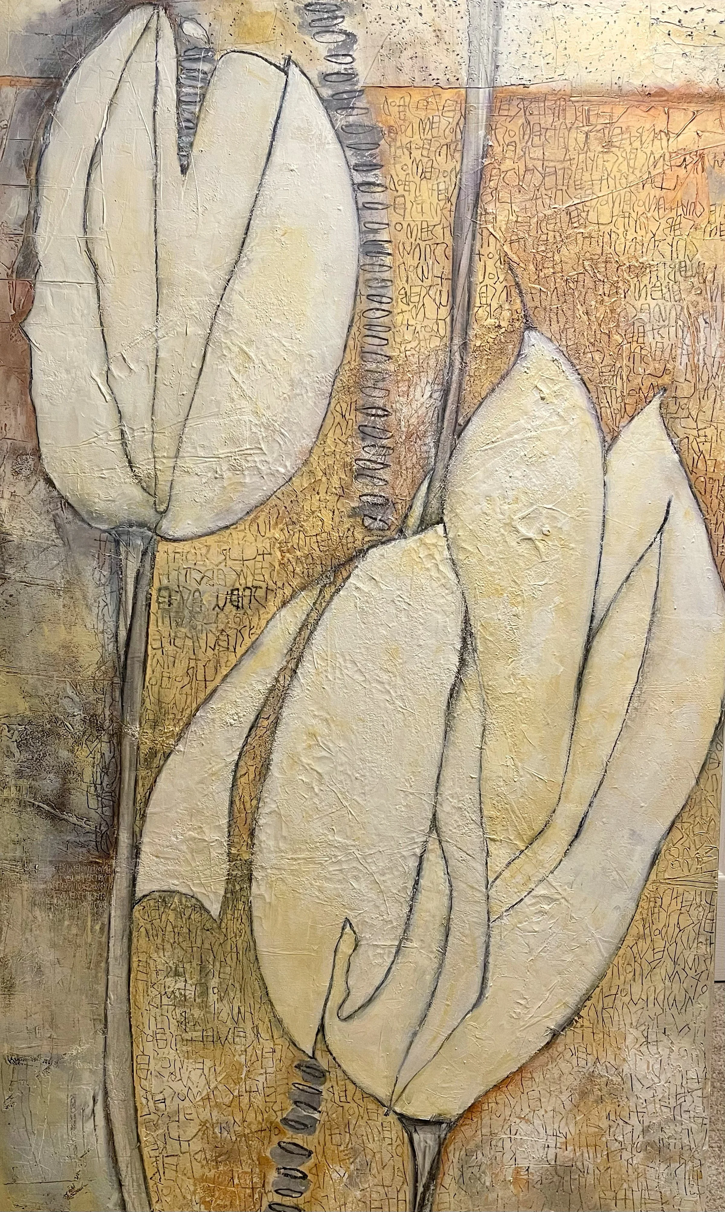 Doesn't Everything Become Something Else?
36" x 58" Oil and graphite on canvas