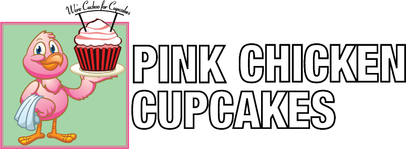 Pink Chicken Cupcakes