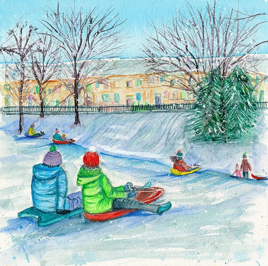 Christmas card - Woodburn Park