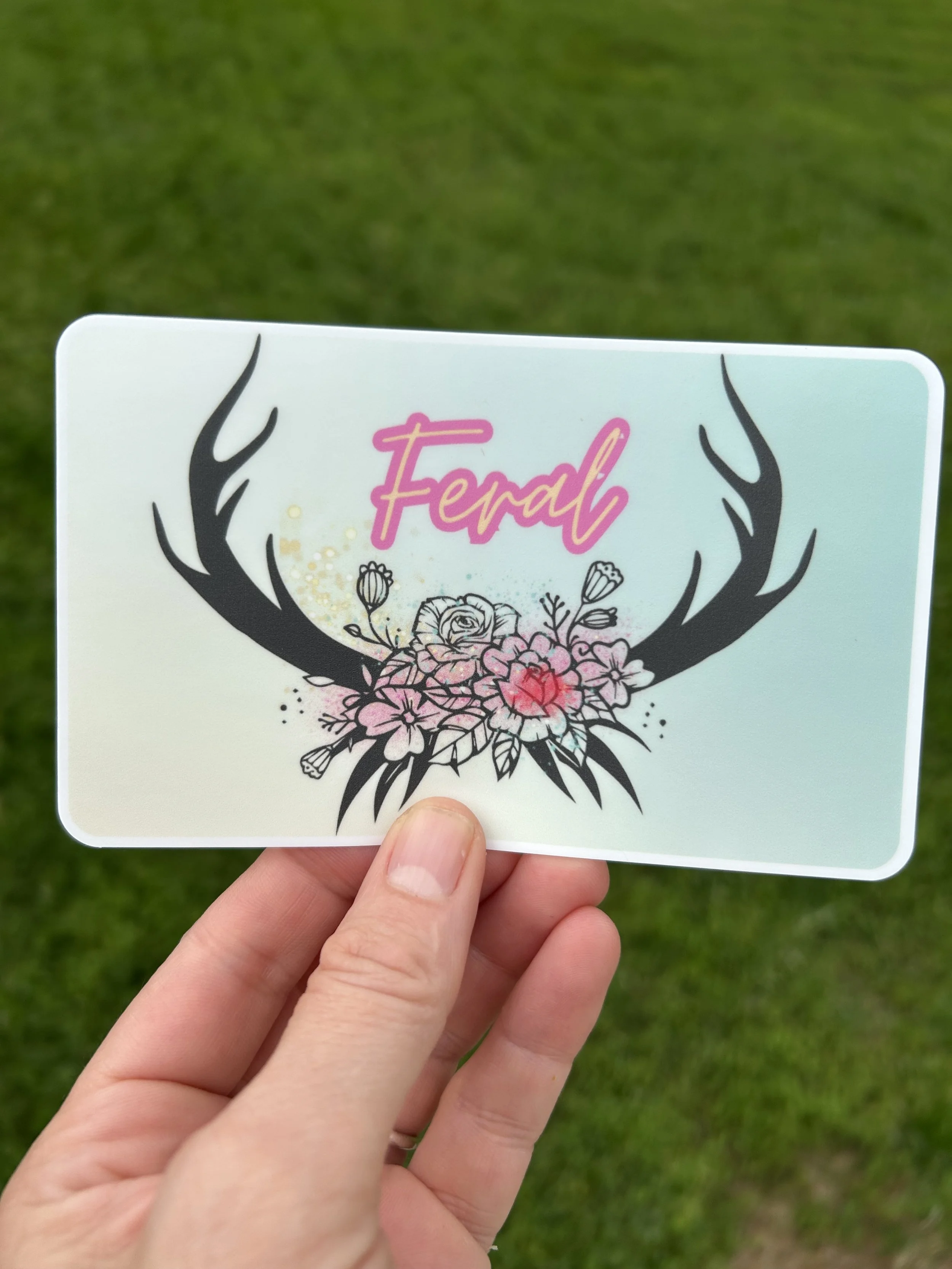Feral Sticker