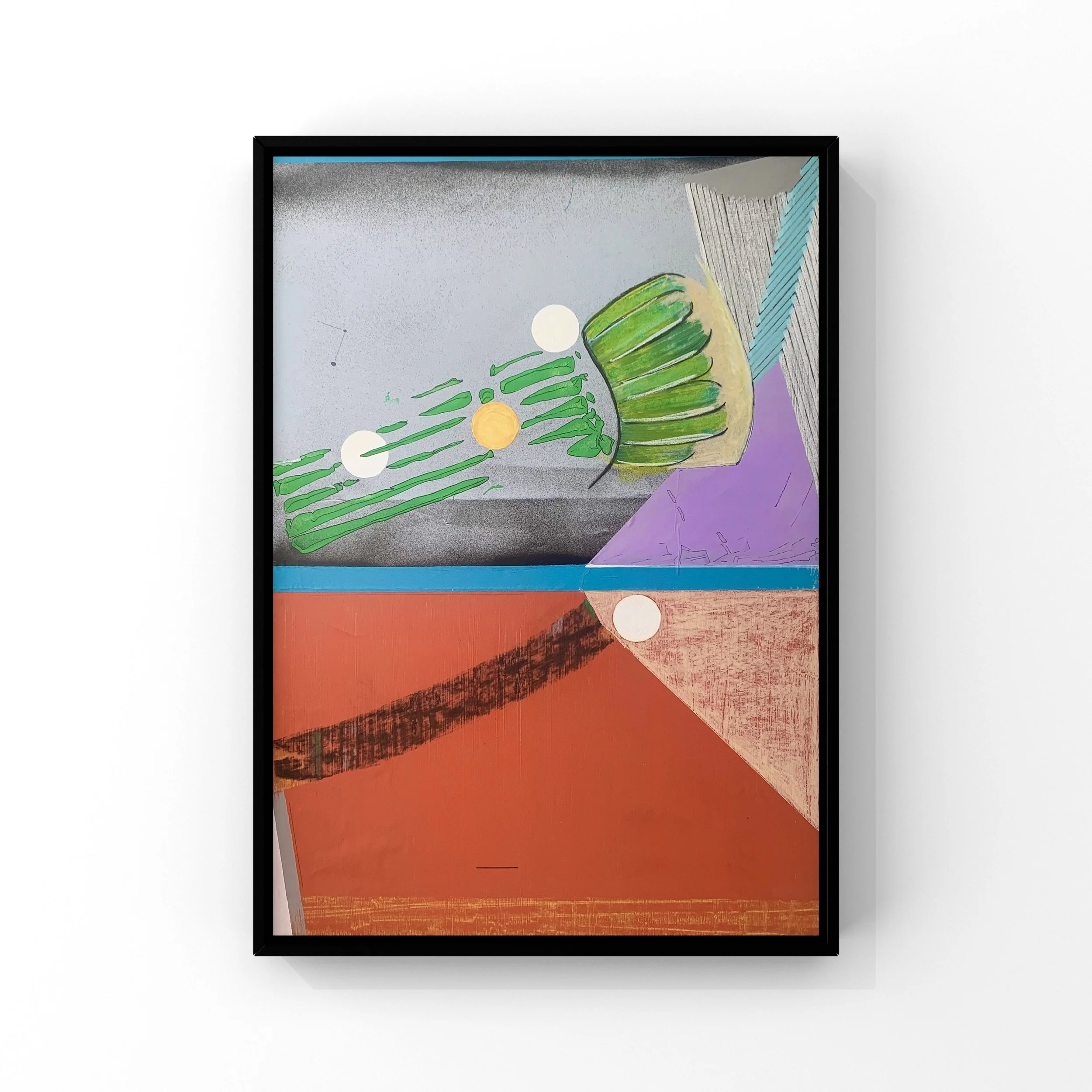  Spring  
 2024
 Mixed media on paper