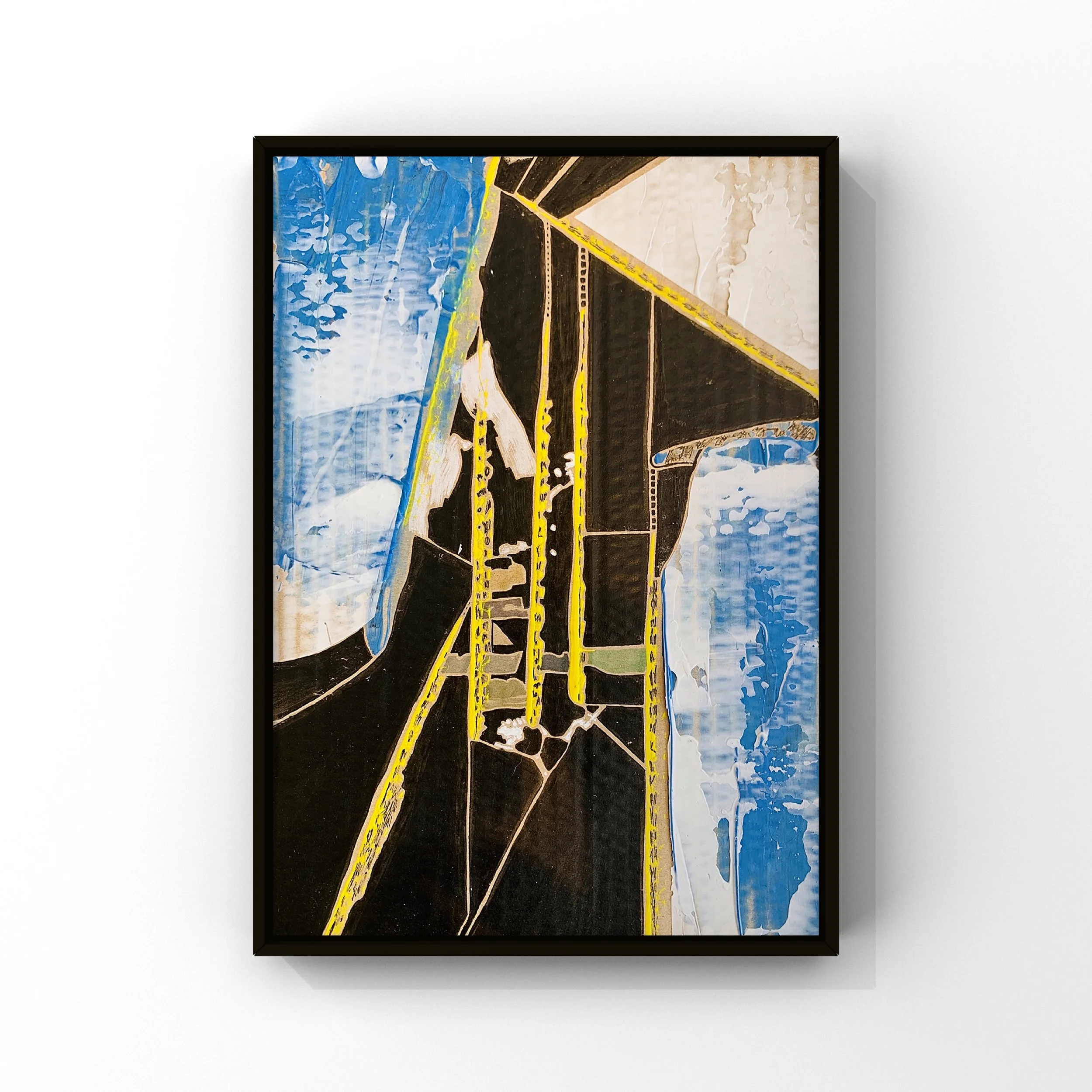  Forbidden Dance  
 2023
 Acrylic paint on cardboard