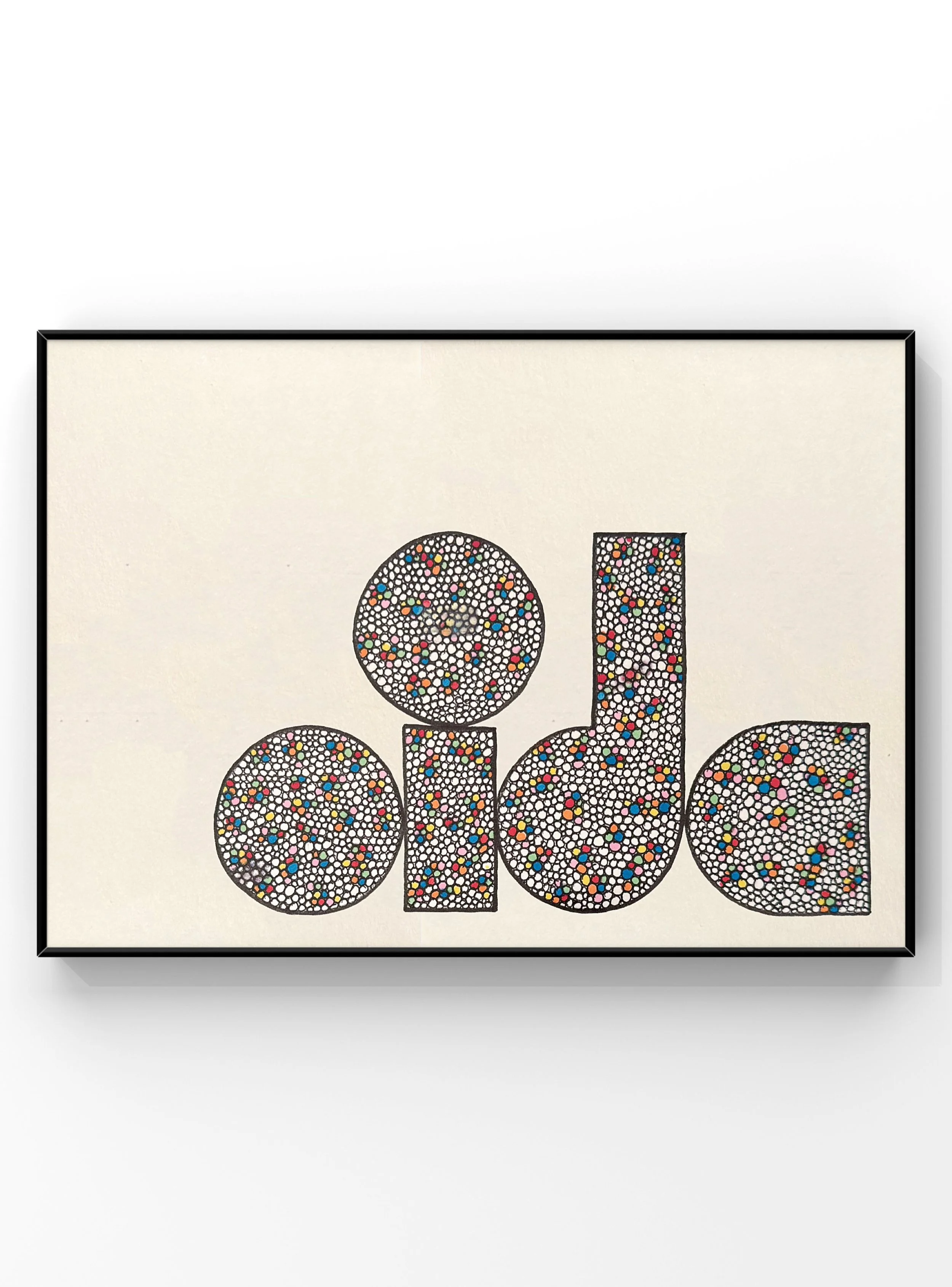  oida  
 2026
 Mixed media on paper