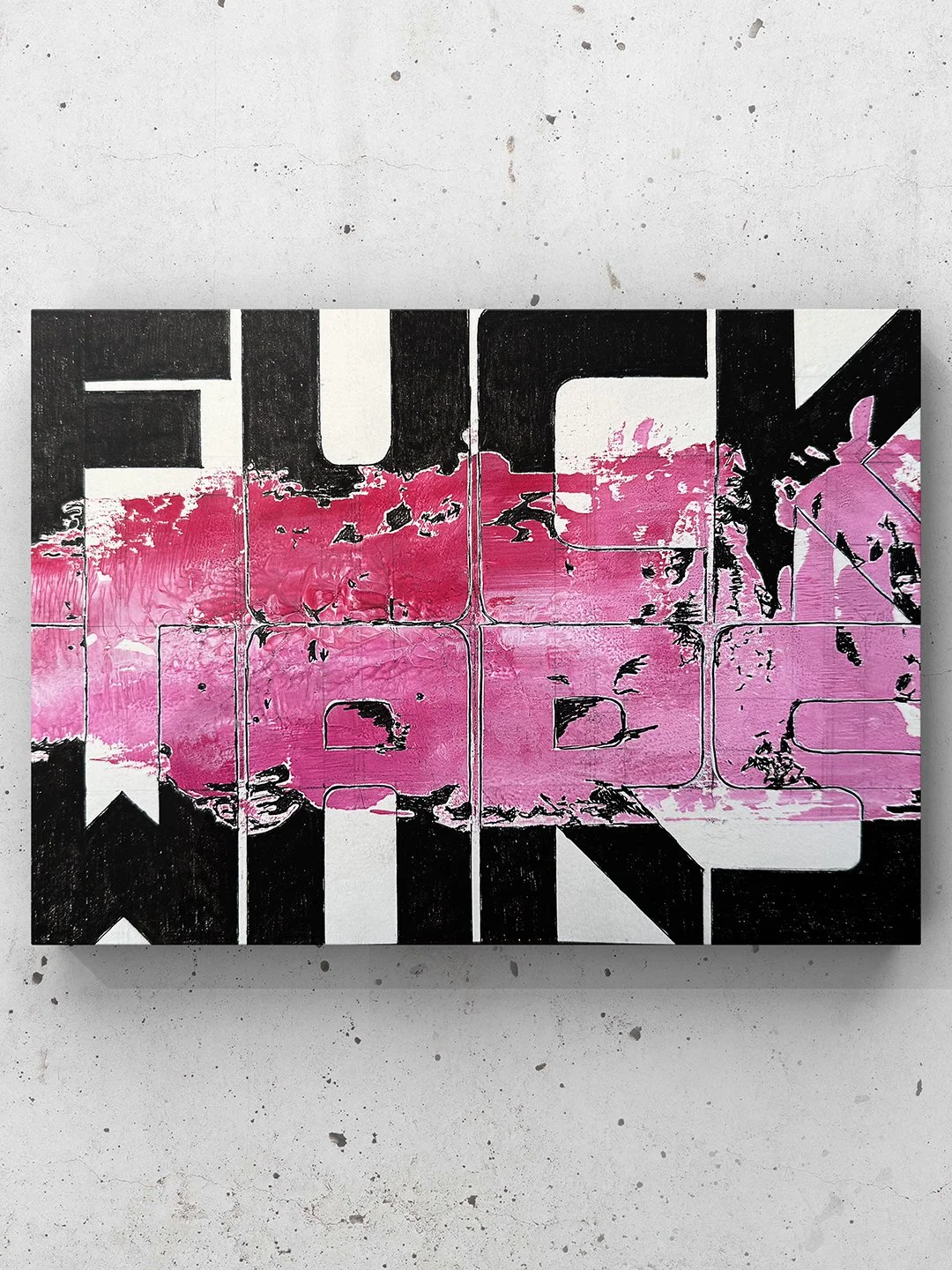  Fuck Wars  
 2026
 Mixed media on paper