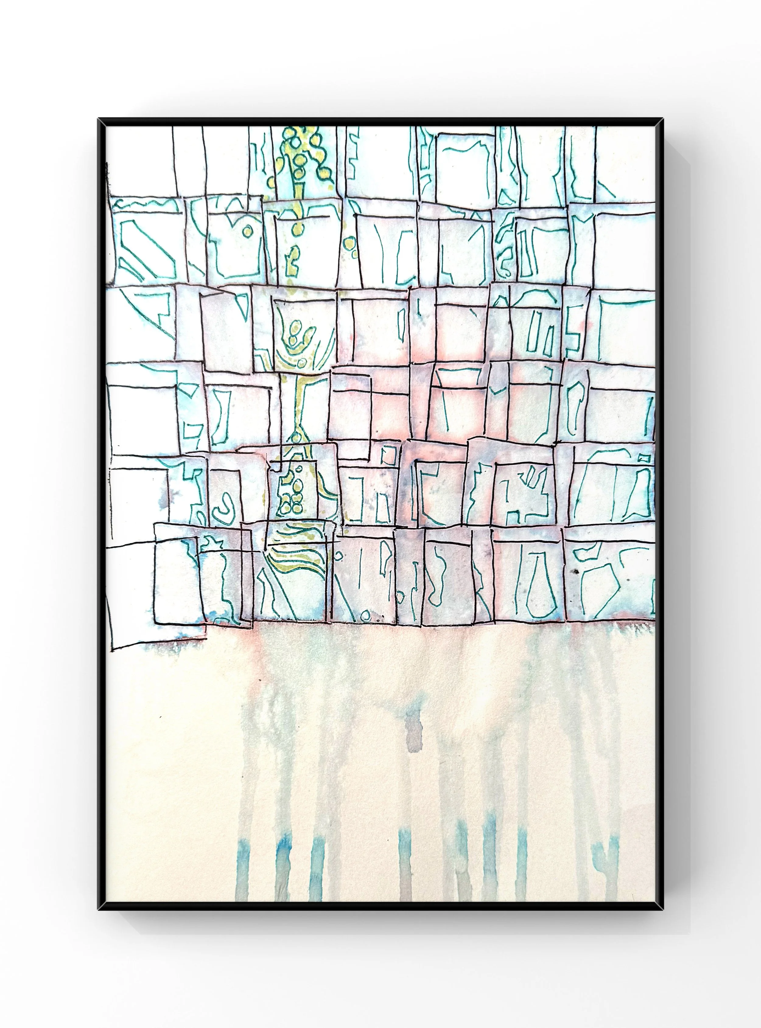  Glasstears  
 2026
 Mixed media on paper