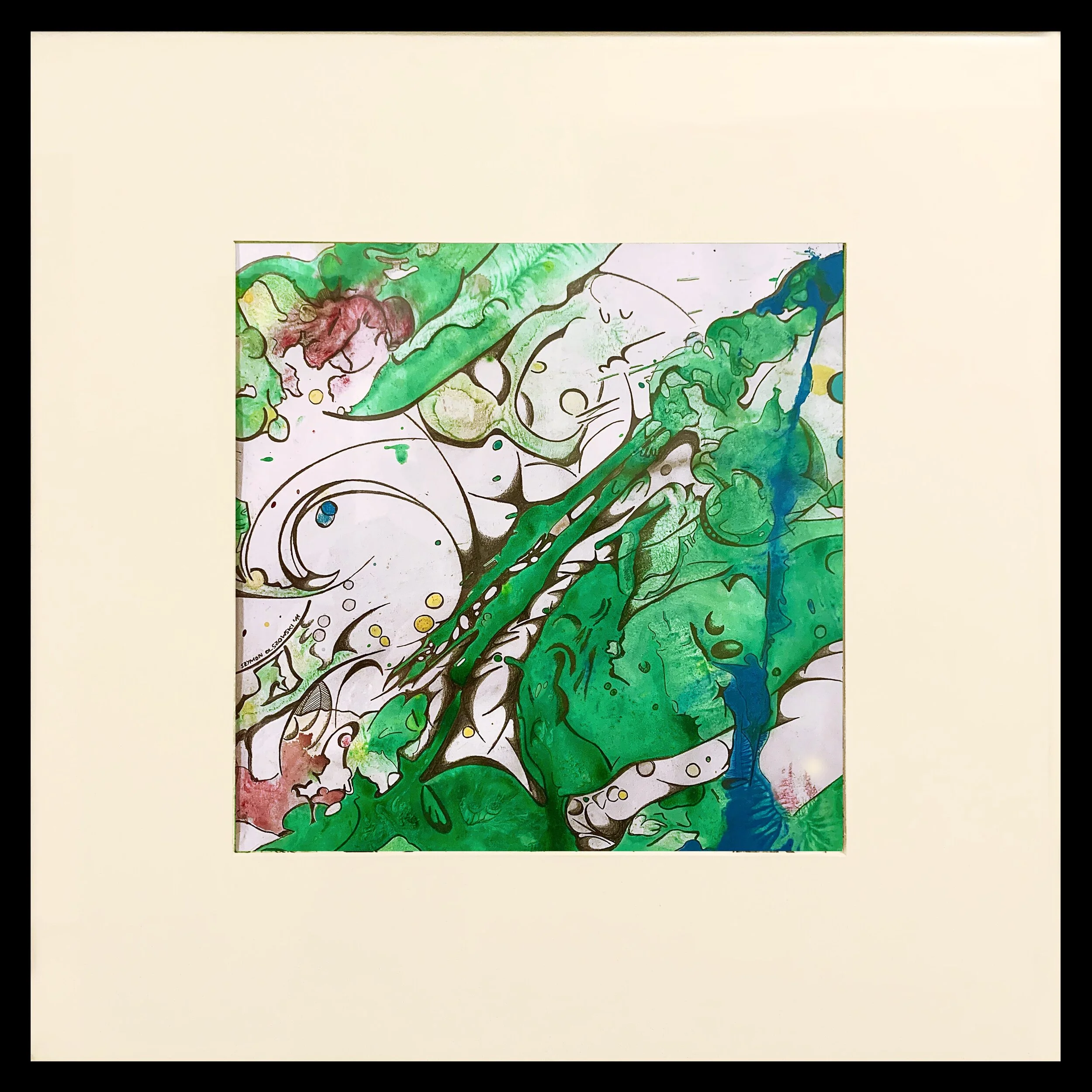  Formosa F  
 2011
 Mixed media on paper
 58 x 58 cm 
 framed