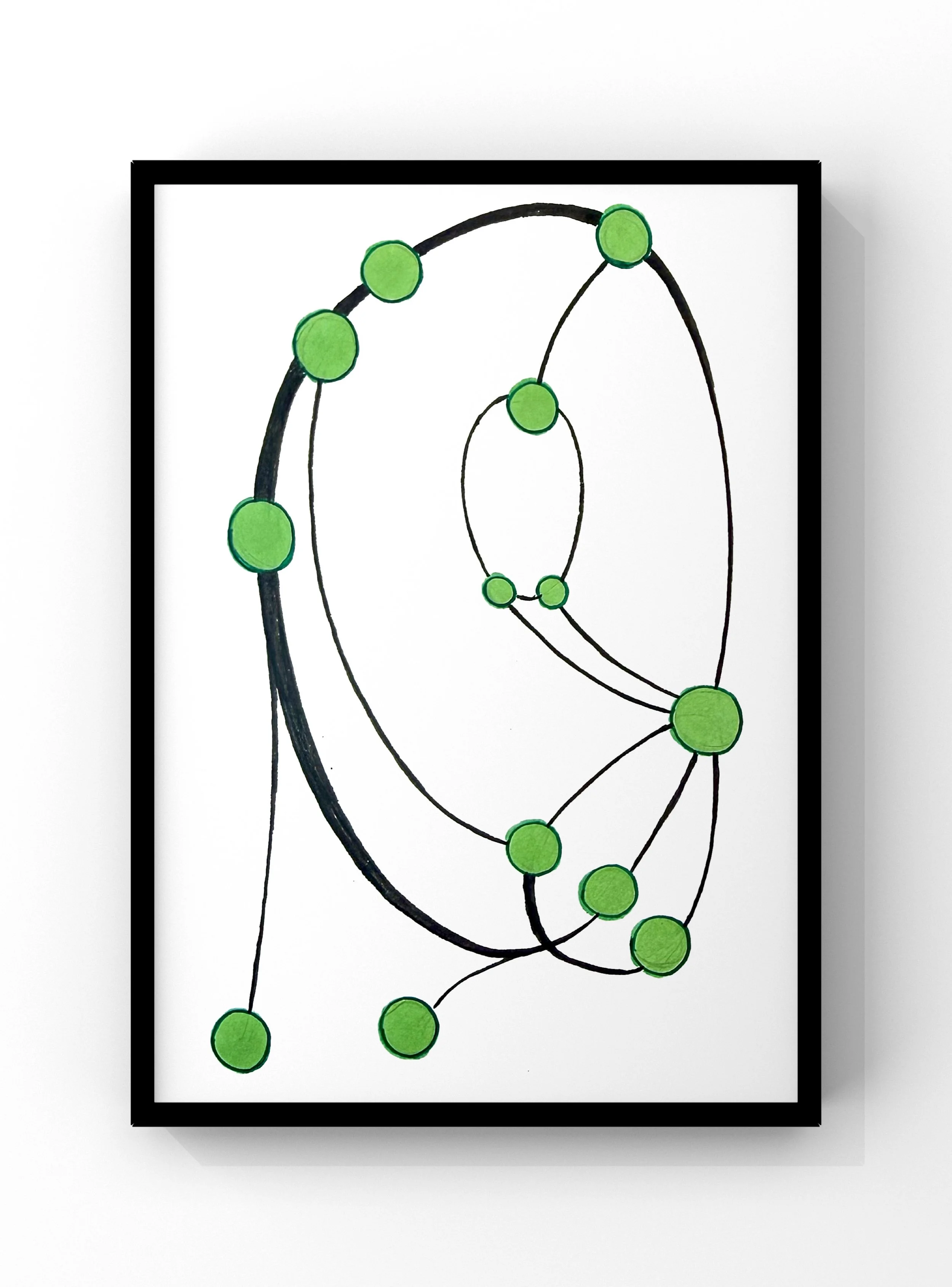  Cactus  
 2025
 Mixed media on paper