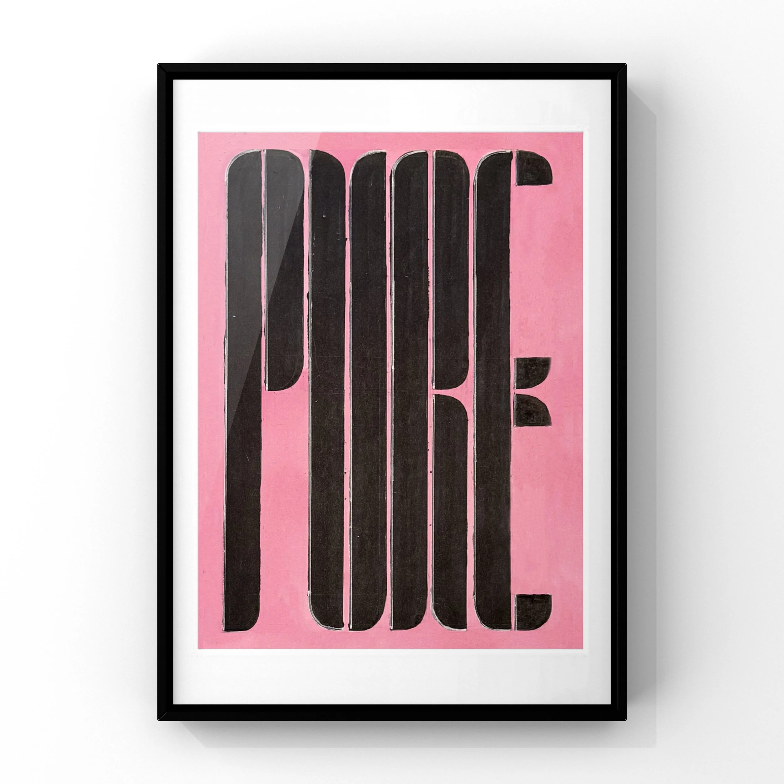  Pure  
 2025
 Mixed media on paper