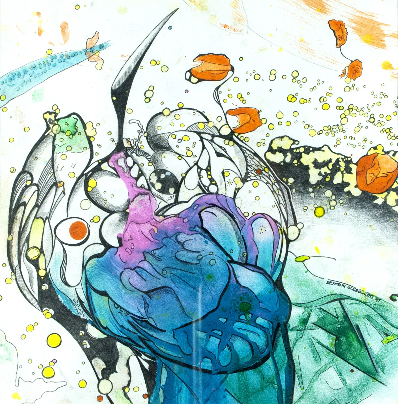  Formosa G  
 2011
 Mixed media on paper
 58 x 58 cm 
 framed