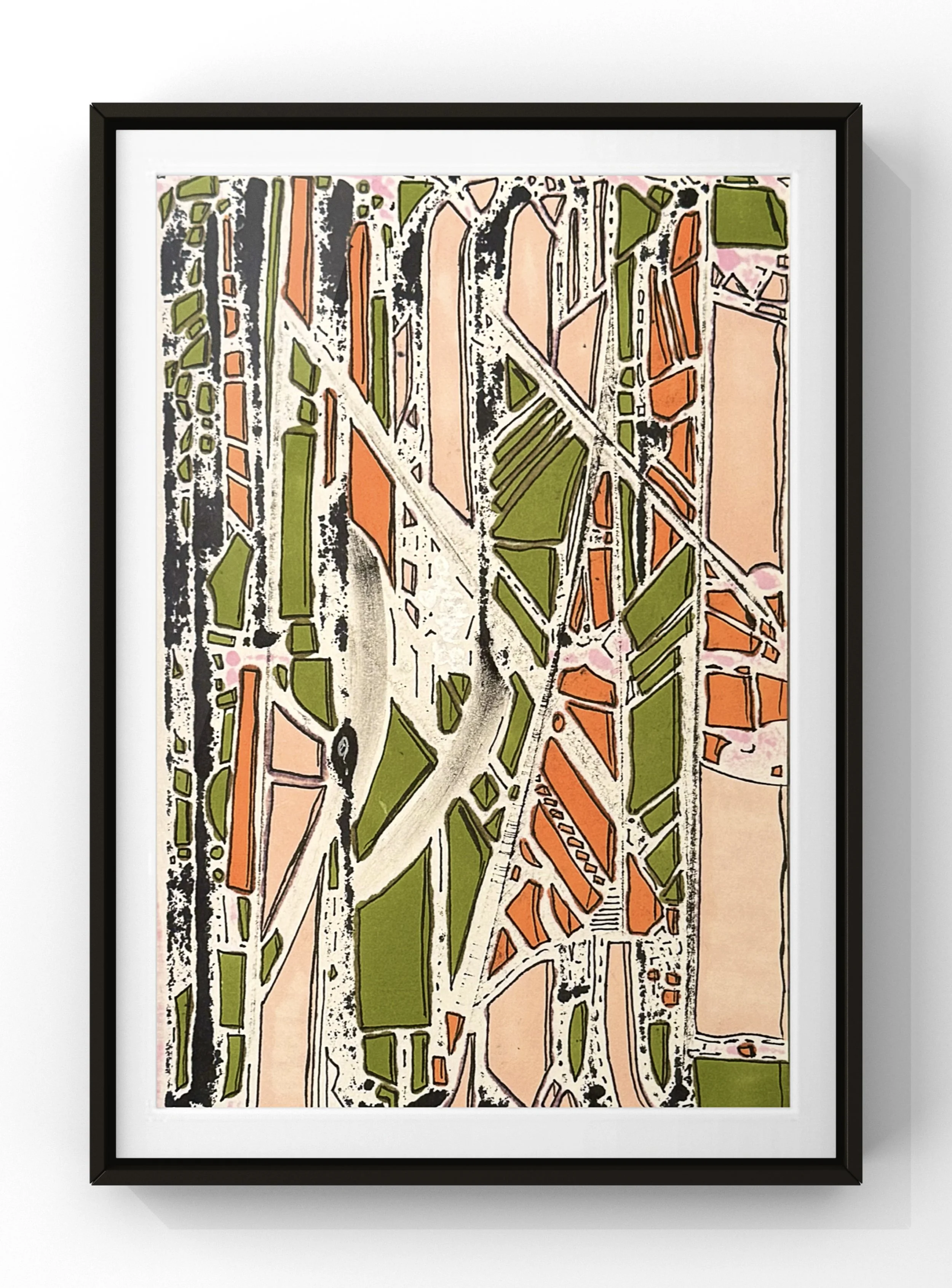  Lucky guess  
 2025
 Mixed media on paper