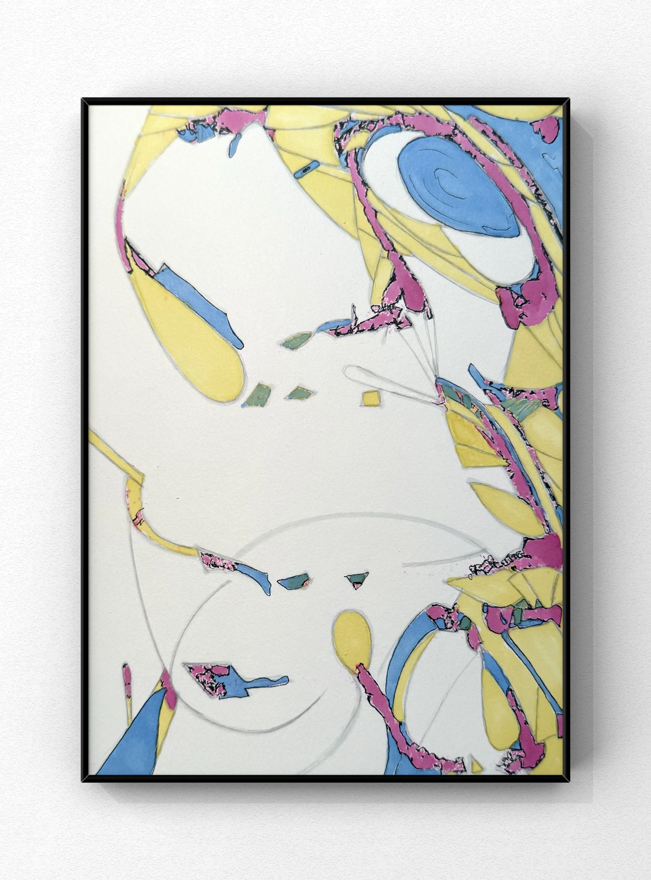  Lady  
 2026
 Mixed media on paper