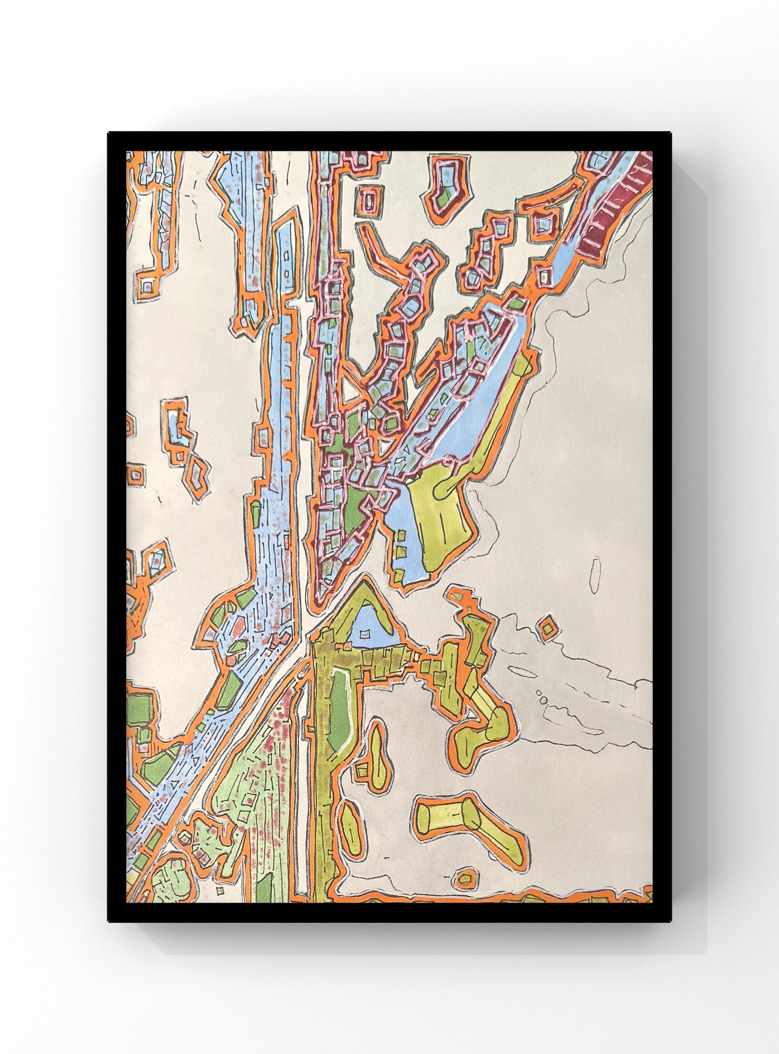  Grauzone  
 2025
 Mixed media on paper