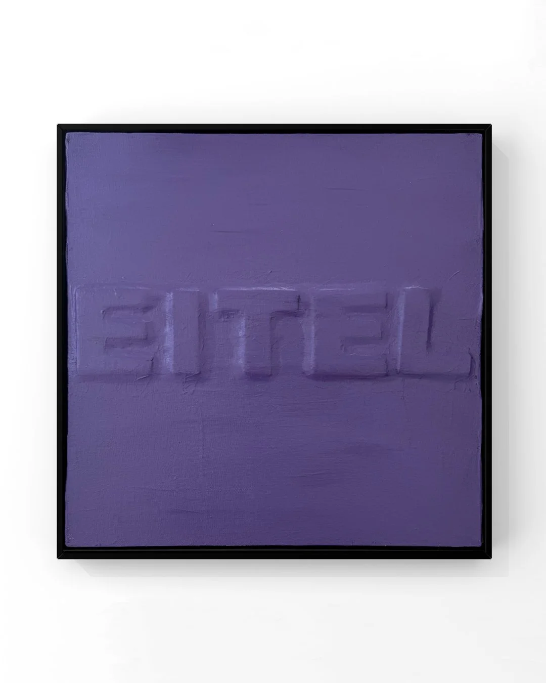  Eitel  
 2026
 Linen, cardboard and acrylic paint on wood
  Framed