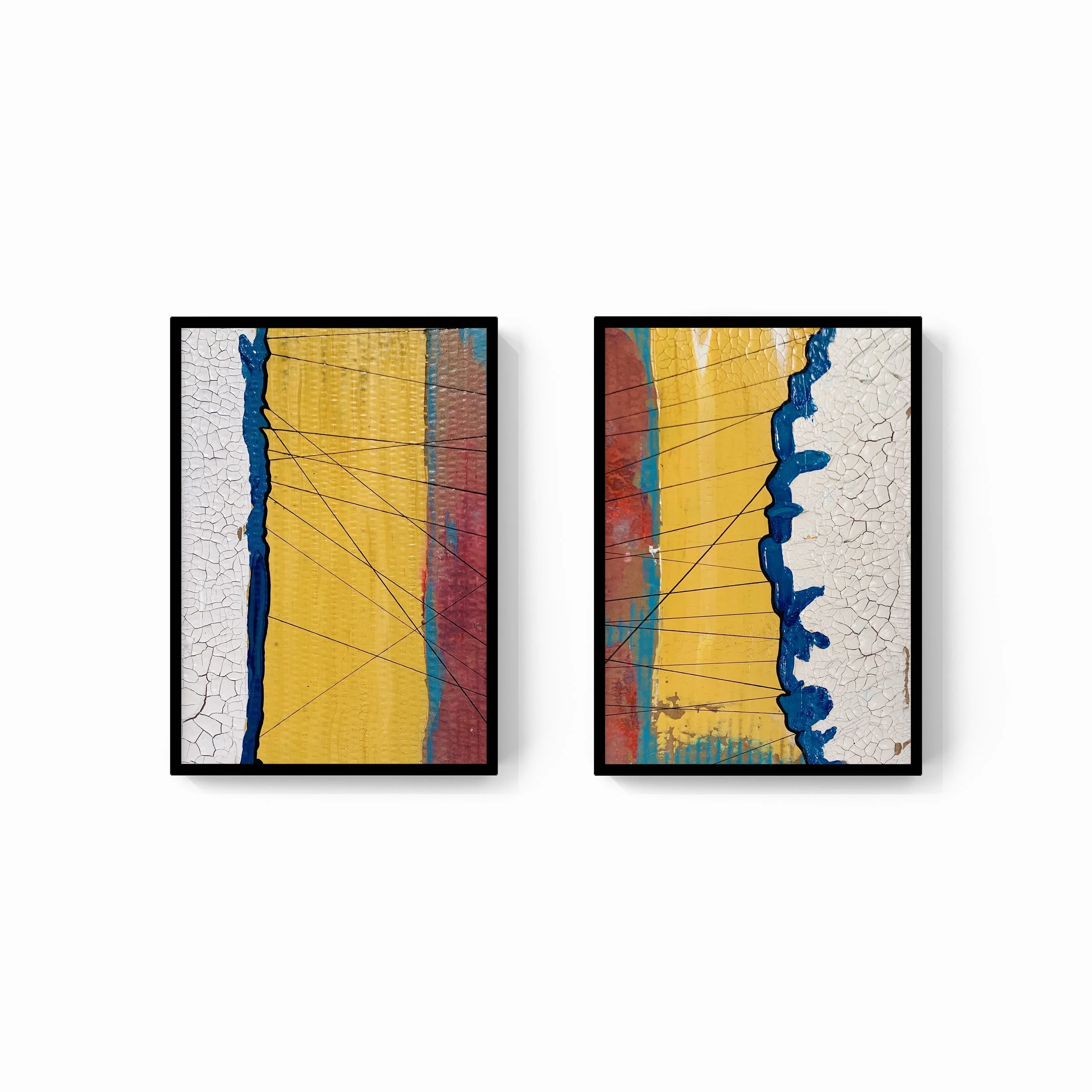  The Tip of the Iceberg  
 2023
 Mixed media on cardboard